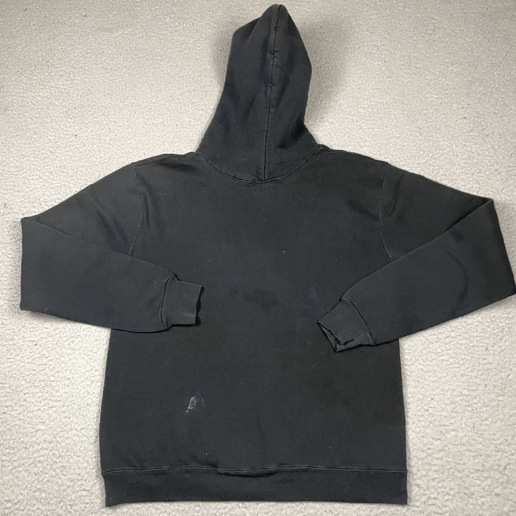 Russell Athletic VINTAGE Russell Athletic Hoodie Mens Black Sweatshirt Adult M 80s Monticello College Uni Fraternity 1980s 90s Men Size US M / EU 48-50 / 2 - 6 Thumbnail