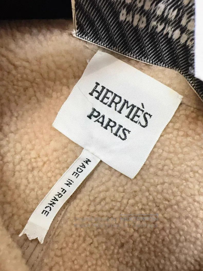 Hermes Hermes Beige and Light Brown Fur and Leather Jacket Size XS / US 0-2 / IT 36-38 - 6 Thumbnail