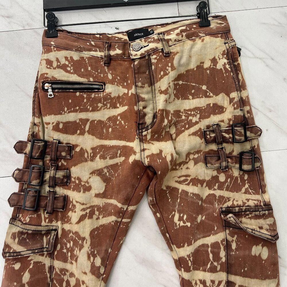 Designer AKINGS Omari Grand Canyon Stacked Jeans (Size 32) Size US 32 / EU 48 - 2 Thumbnail