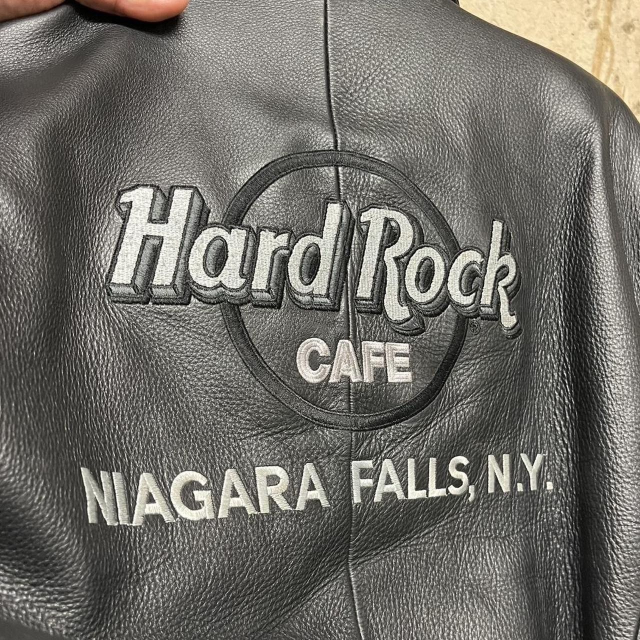 Hard Rock Cafe Vintage Hard Rock Cafe Heavy Leather Jacket Size US L / EU 52-54 / 3 - 3 Thumbnail