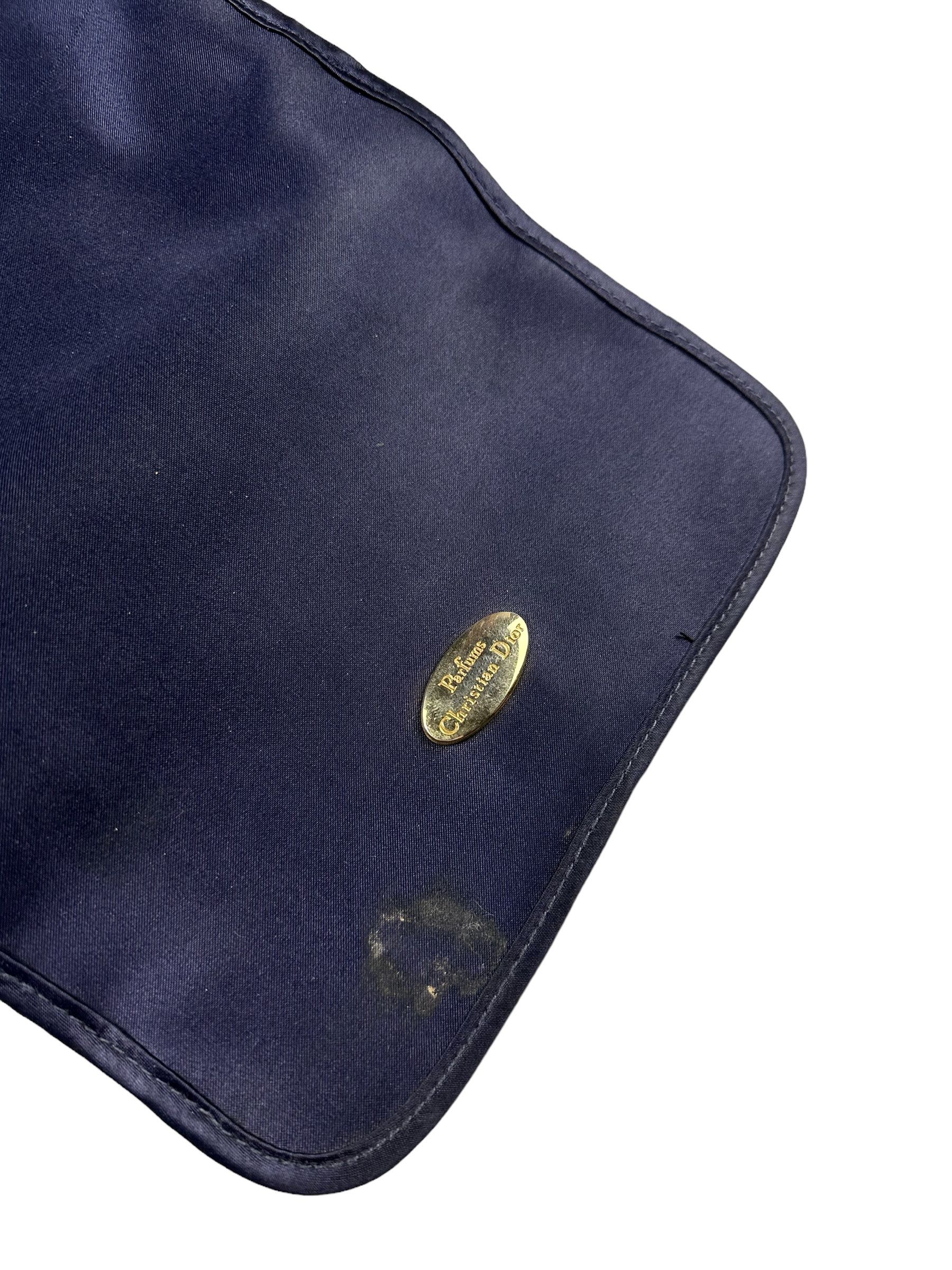Dior 1980s Dior navy cosmetic /docs bag Size ONE SIZE - 5 Thumbnail