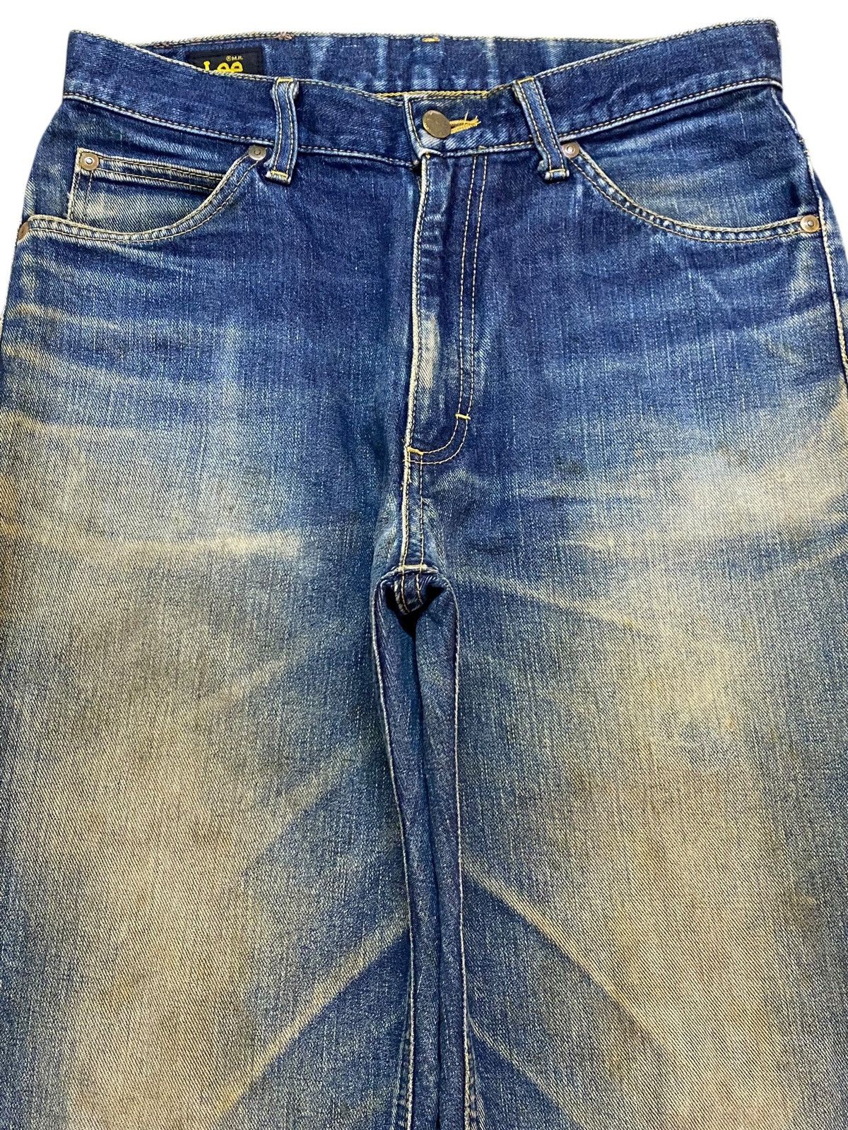 Lee Vintage Lee Riders Mud Wash Distressed Loose Jeans Size US 30 / EU 46 - 3 Thumbnail