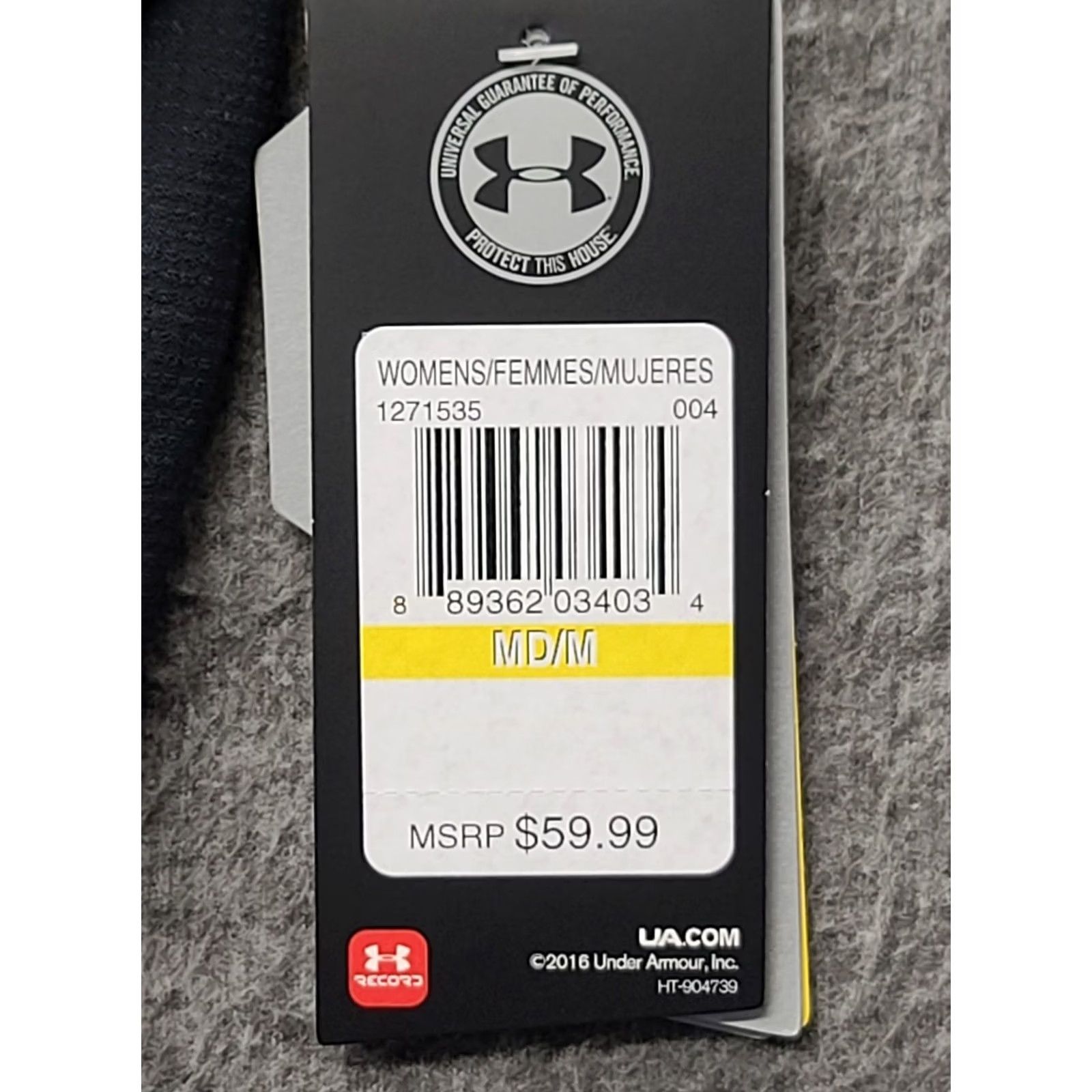 Under Armour Under Armour Capris Leggings Womens M Fit Black Capri Geometric Pattern Athletic Compression 18 in Inseam Gym & Training Womens Size 32" / US 10 / IT 46 - 3 Thumbnail