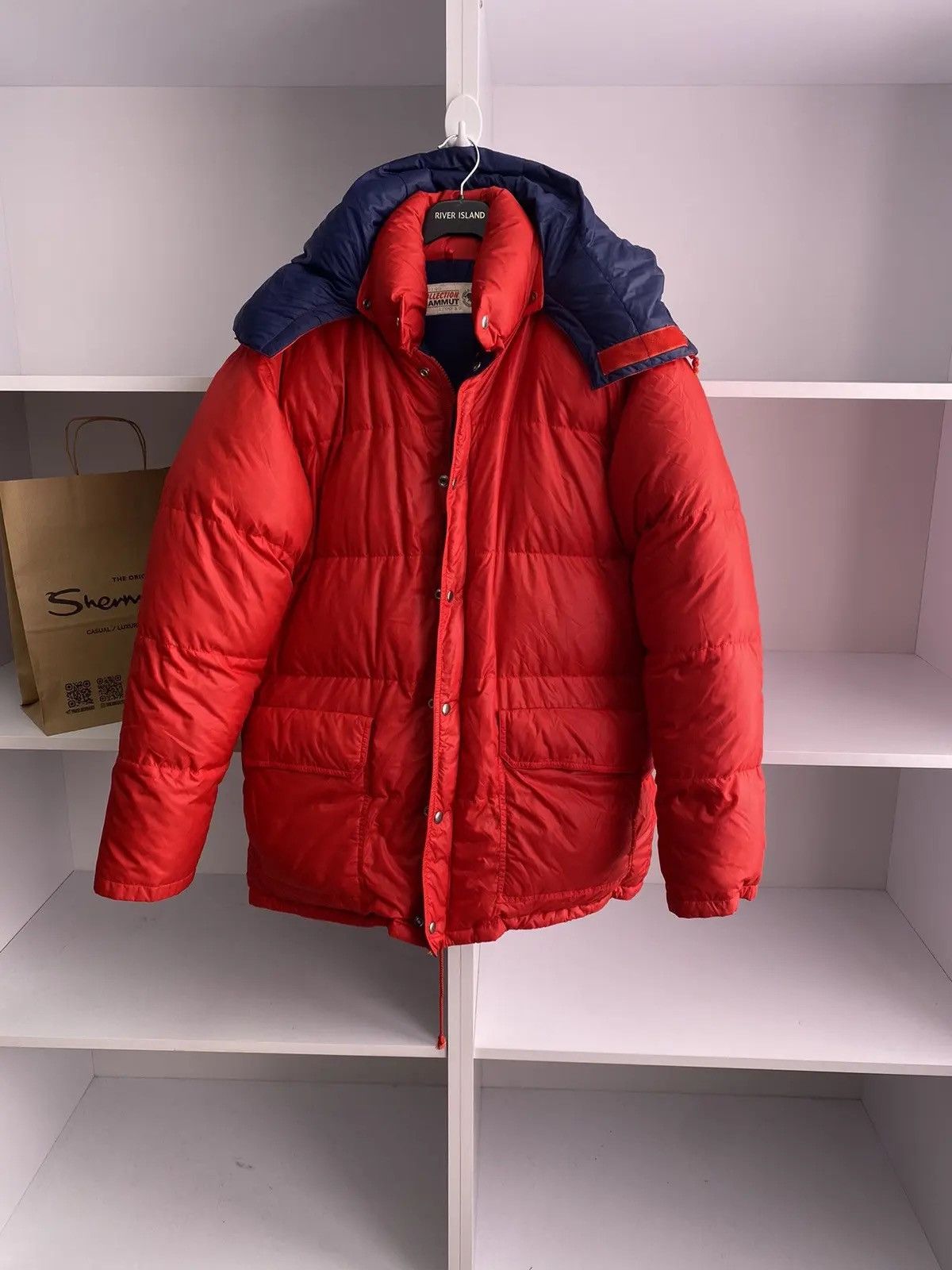 Mammut × Vintage Vintage Mammut puffer Red 90s jacket Size US M / EU 48-50 / 2 - 1 Thumbnail