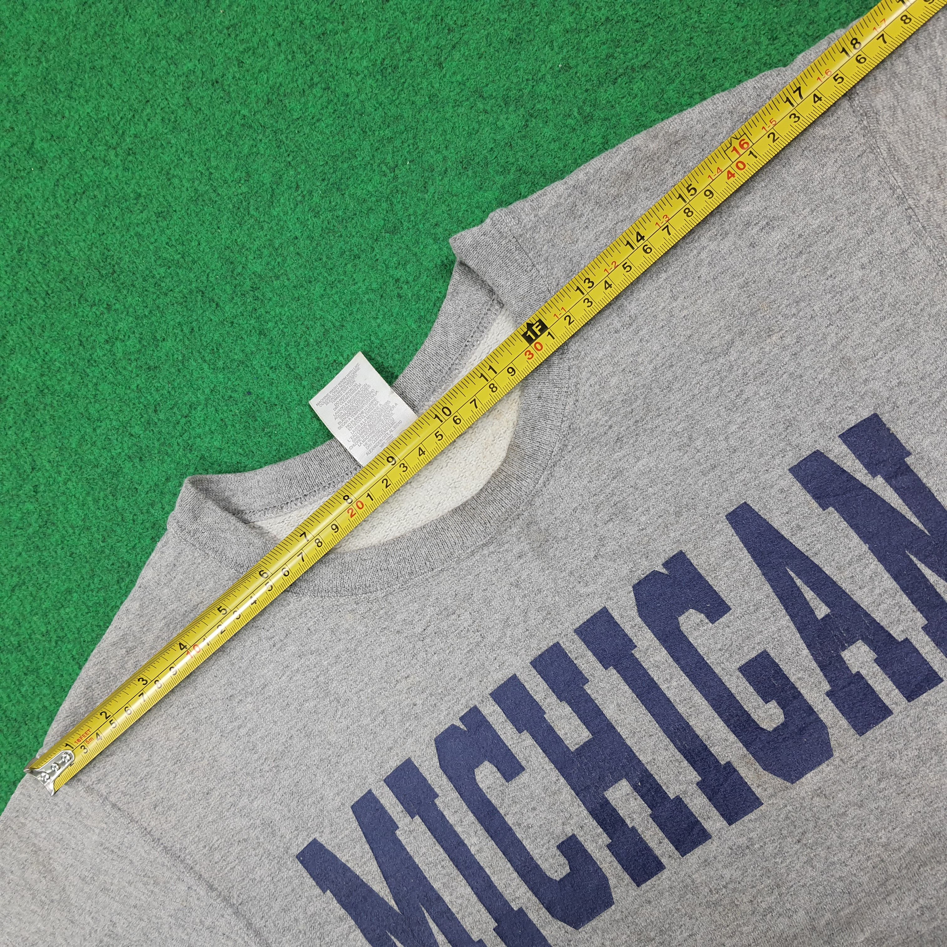 Jerzees Vintage Michigan University Sweatshirt Pullover C278N7 Size US S / EU 44-46 / 1 - 8 Thumbnail