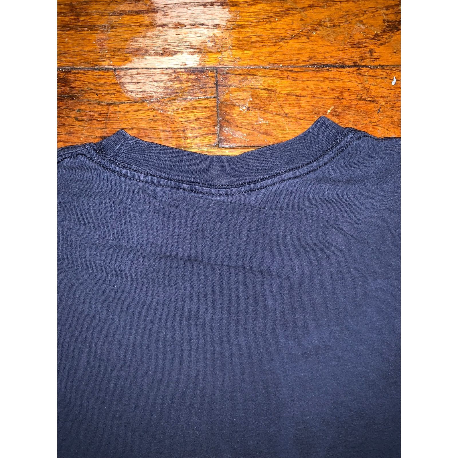 Hurley Vtg Y2K Hurley Cut Off Shirt Navy Blue Thrashed XL Size US XL / EU 56 / 4 - 10 Thumbnail