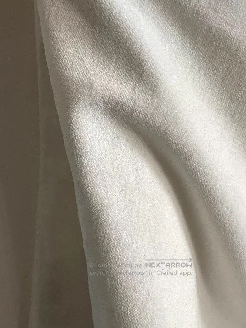 Ann Demeulemeester Ann Demeulemeester White Velvet Jeans. Size US 40 / EU 56 - 5 Thumbnail