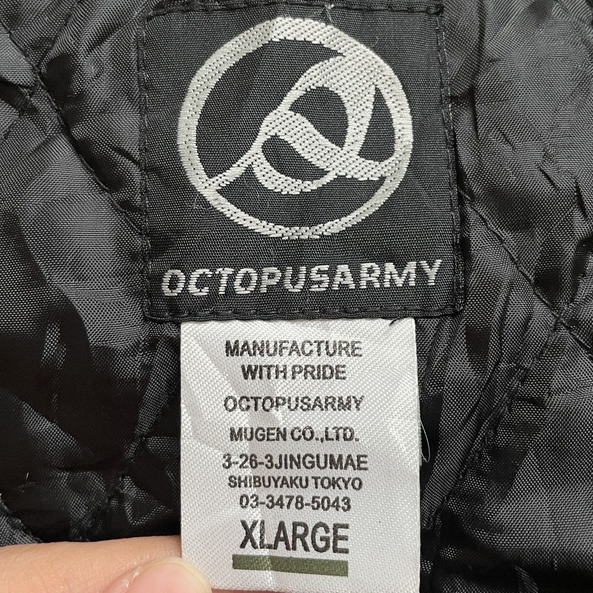 Japanese Brand Vintage Brand Octopusarmy Leather Varsity Jacket 2000s Size US XL / EU 56 / 4 - 9 Thumbnail
