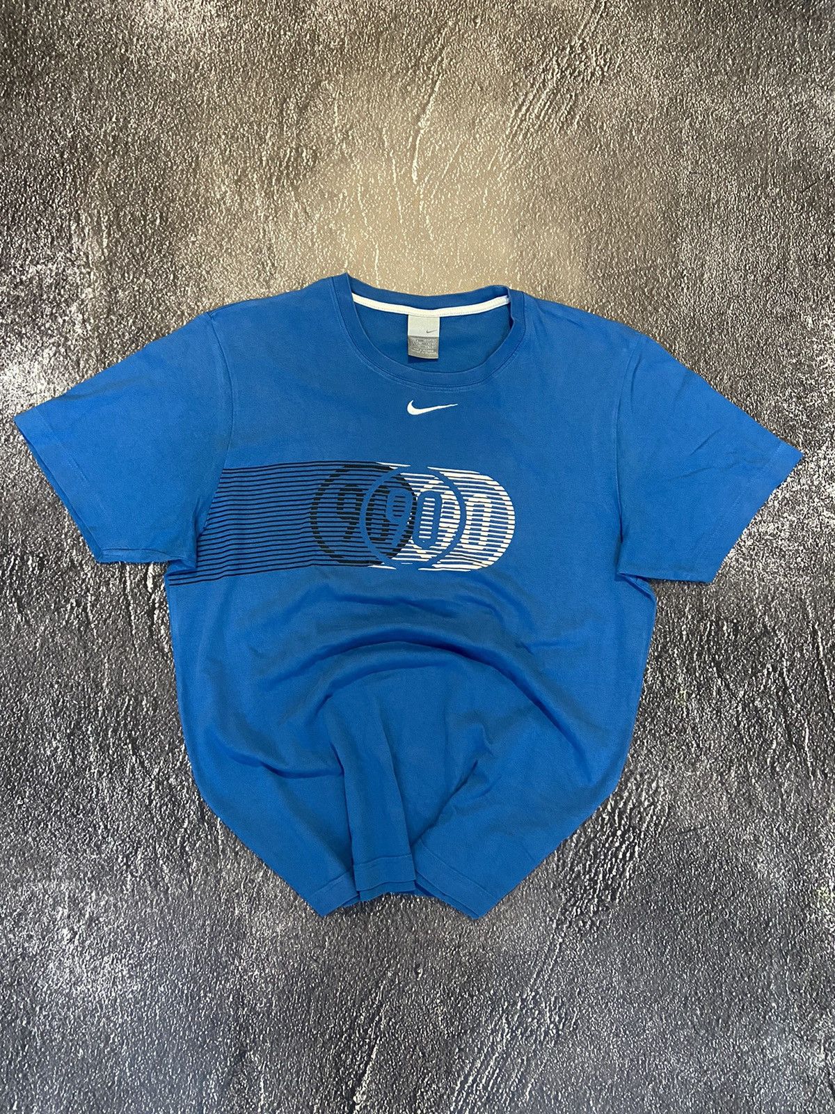 Pre-owned Nike X Vintage Nike T Shirt In Blue