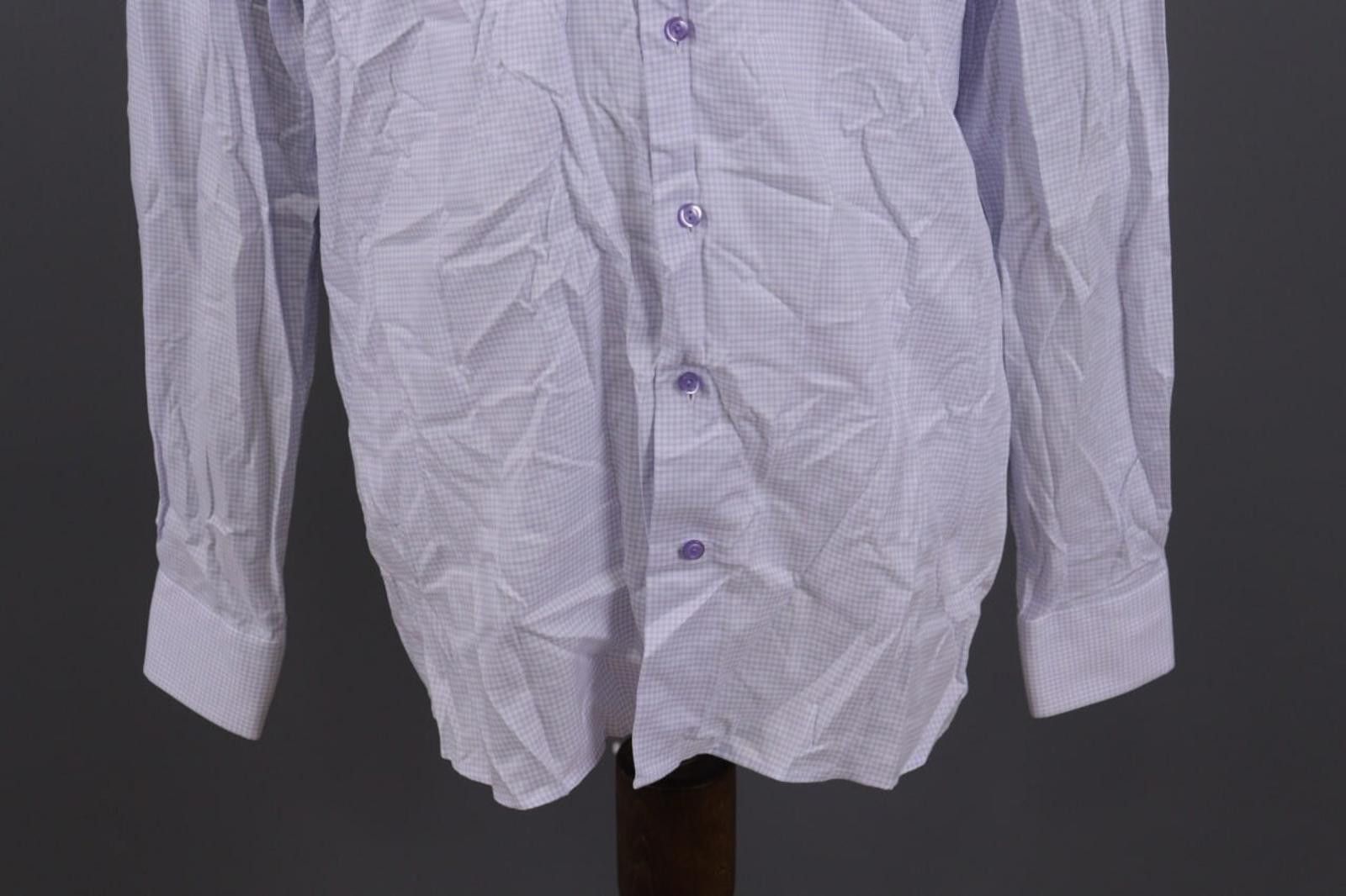 Eton Eton Contemporary Fit Blue Check Twill Shirt Sz 43 / 17 Size US M / EU 48-50 / 2 - 2 Thumbnail