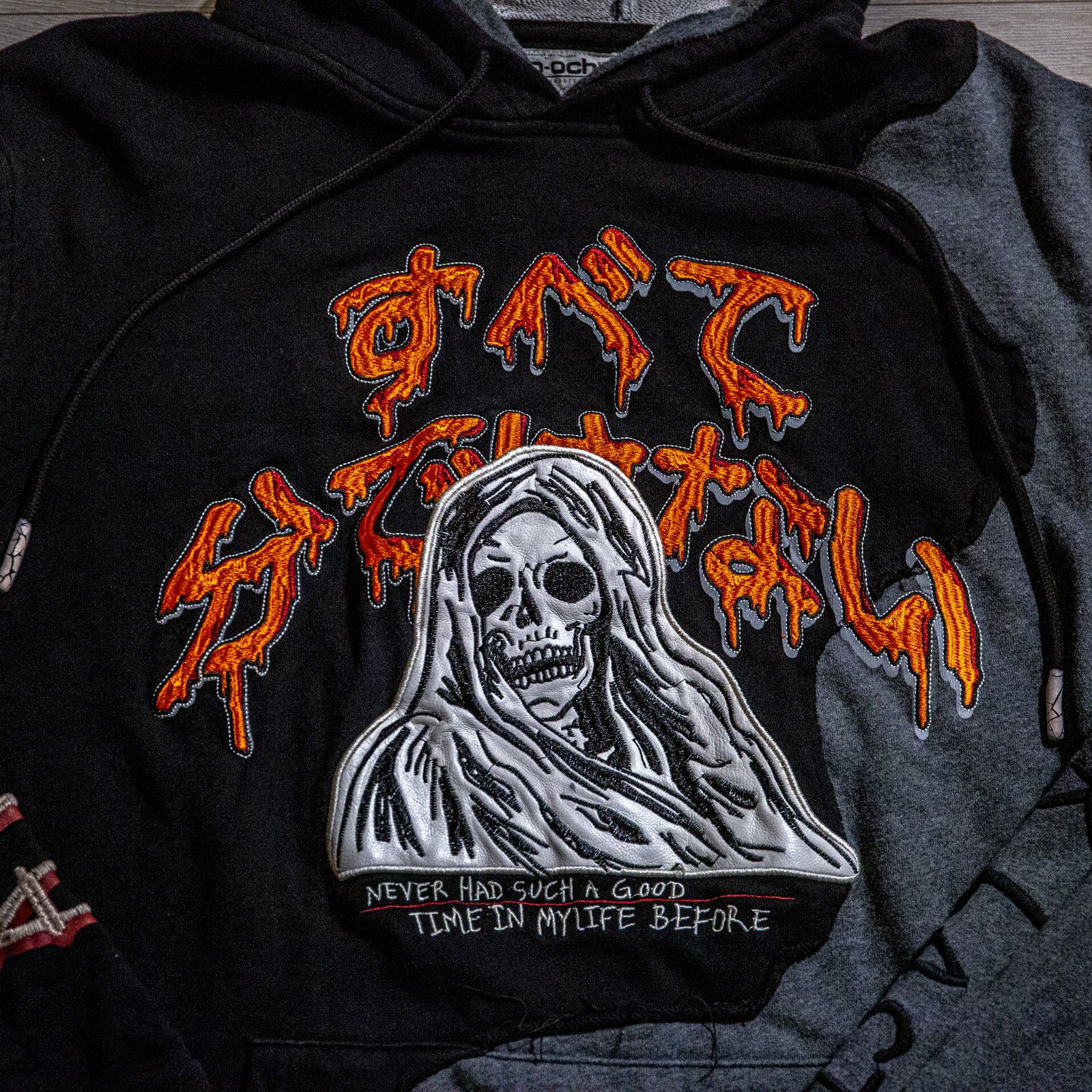Other “Storms never last” Skeleton hoodie (black/gray) Size US XL / EU 56 / 4 - 2 Thumbnail