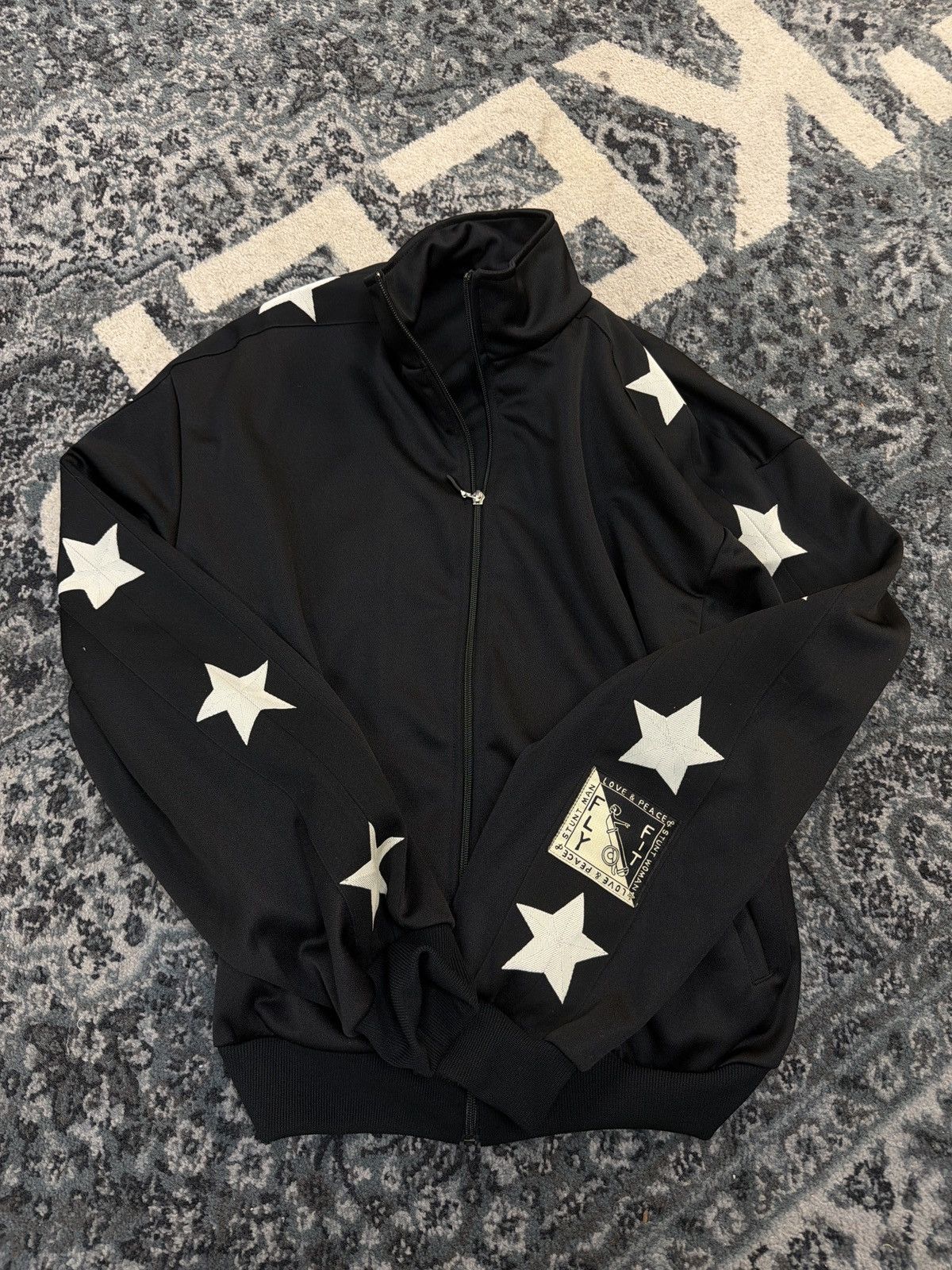 Kapital Kapital Stuntman Track Jacket FW24 black Size US XL / EU 56 / 4 - 1 Thumbnail