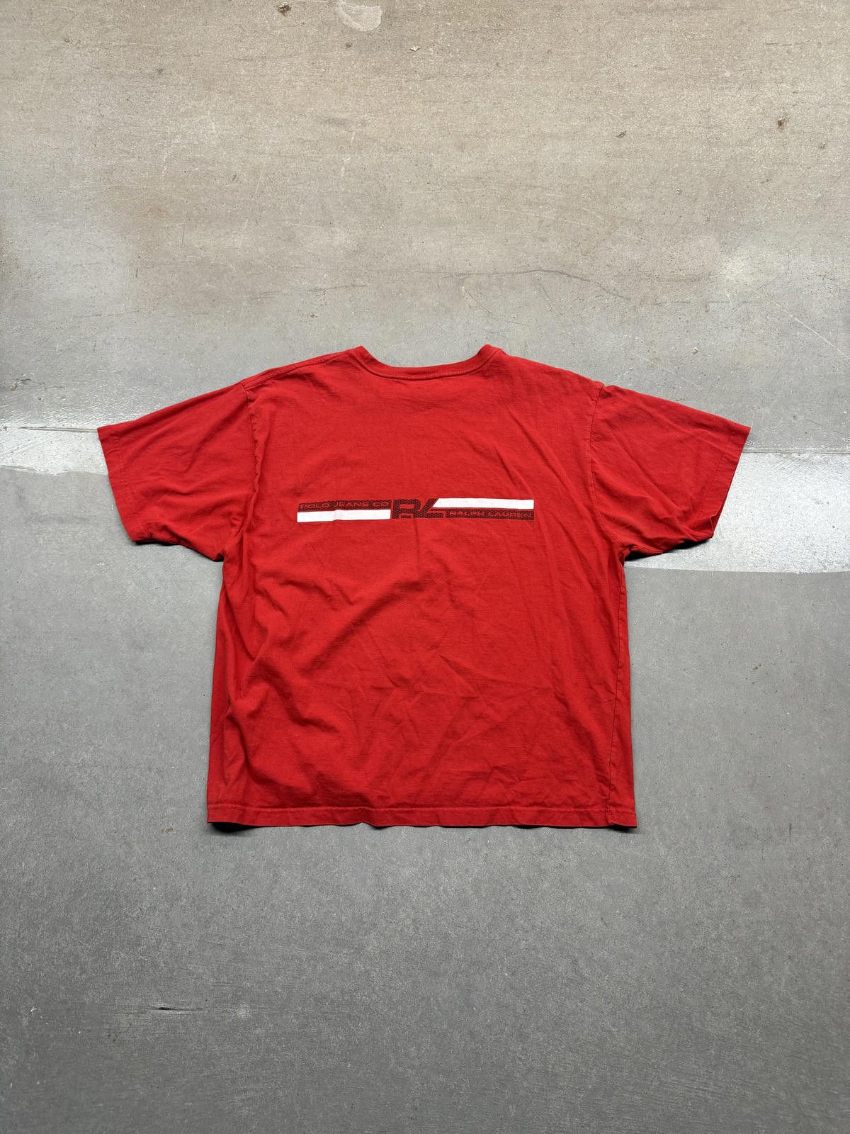 Designer Vintage 90s/Y2K Polo Jeans co. Ralph Lauren Faded T-shirt Size US XL / EU 56 / 4 - 3 Thumbnail