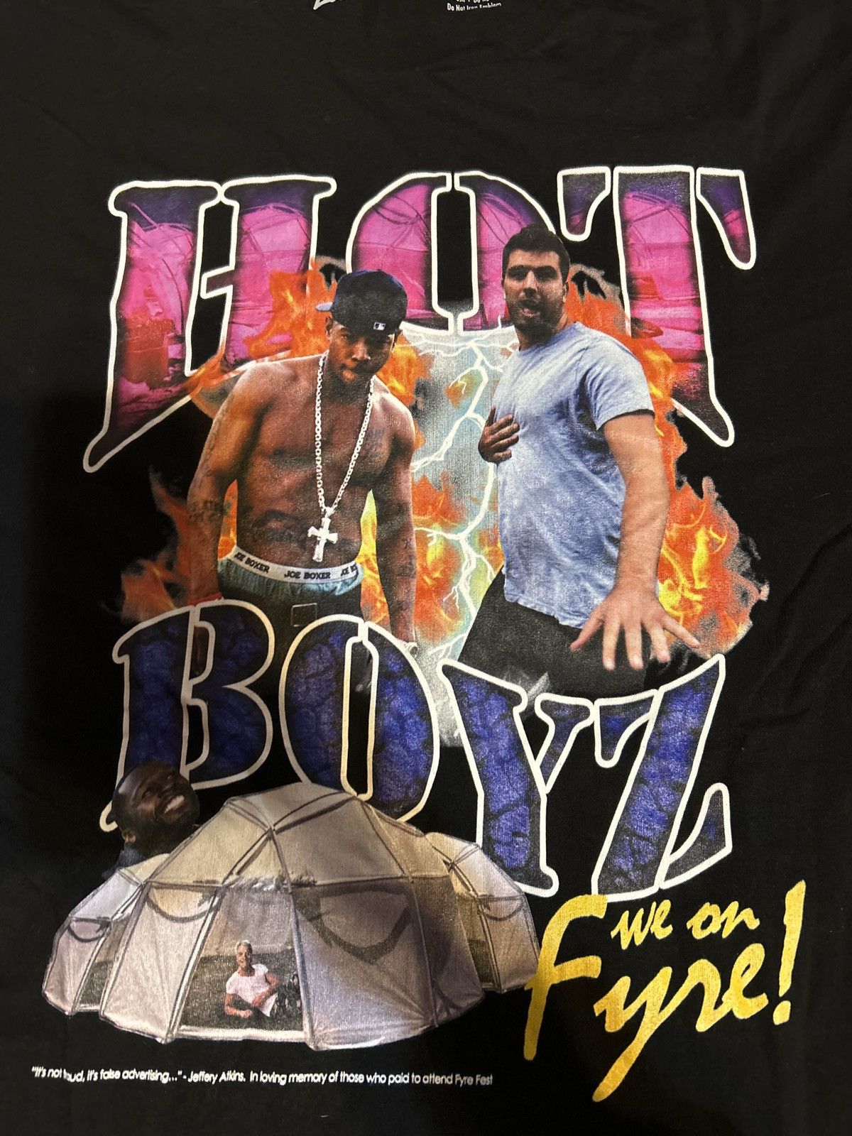 The Dirt Label Fyre Festival Hot Boyz T-shirt Size US L / EU 52-54 / 3 - 1 Thumbnail