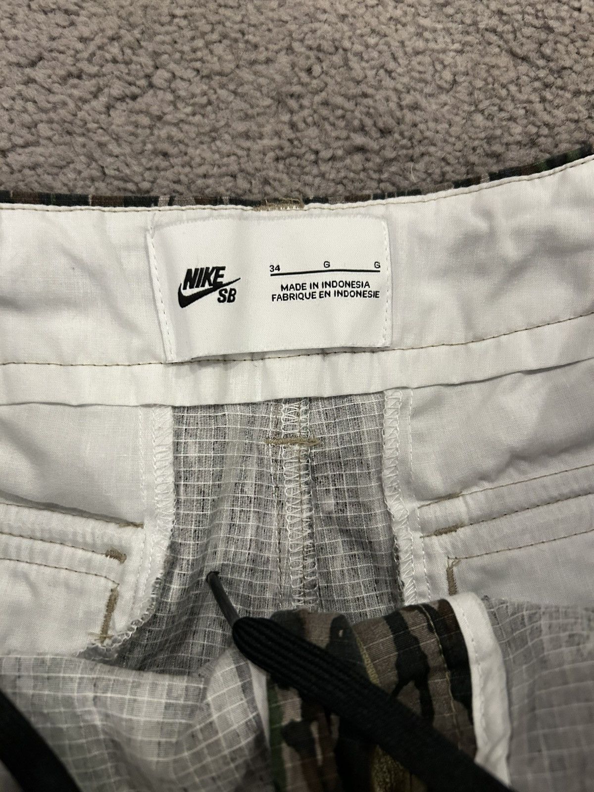 Nike × Realtree Realtree x Nike Size 34 Camo Wide Leg Baggy Skater Trackpant Size US 34 / EU 50 - 4 Thumbnail