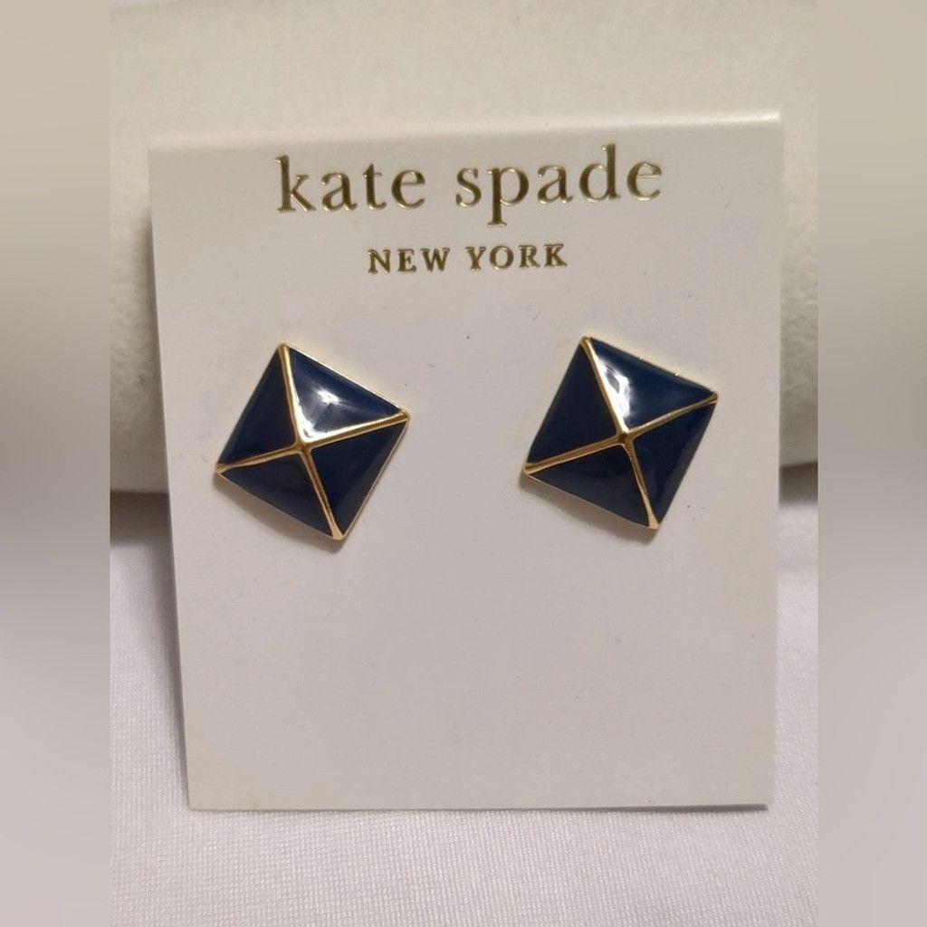 Kate Spade Kate Spade navy blue and 14k gold filled earrings Size ONE SIZE - 4 Thumbnail
