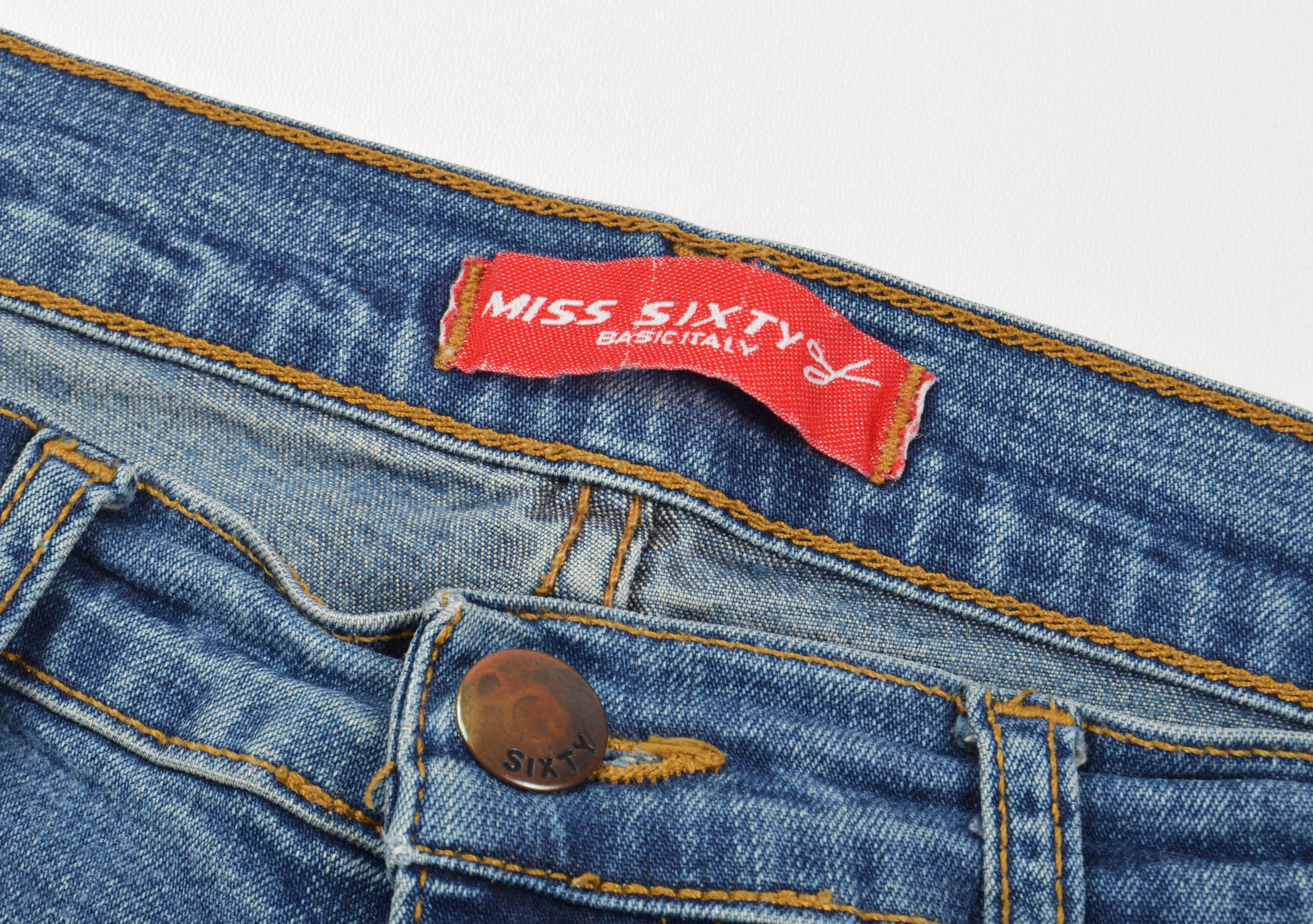 Miss Sixty Vintage Miss Sixty Y2K Bootcut Denim Jeans Size 26" / US 2 / IT 38 - 7 Thumbnail
