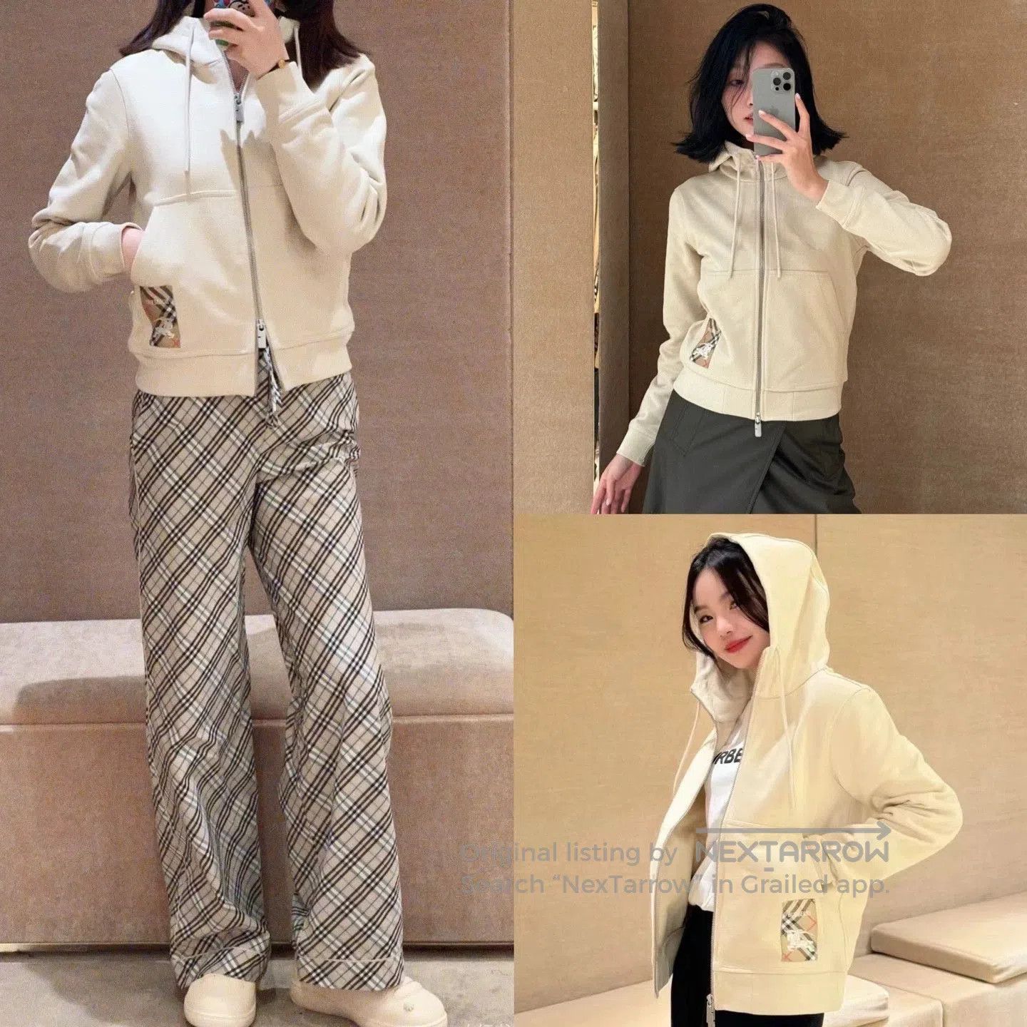 Burberry burberry beige hooded sweatshirt for men. Size US M / EU 48-50 / 2 - 6 Thumbnail