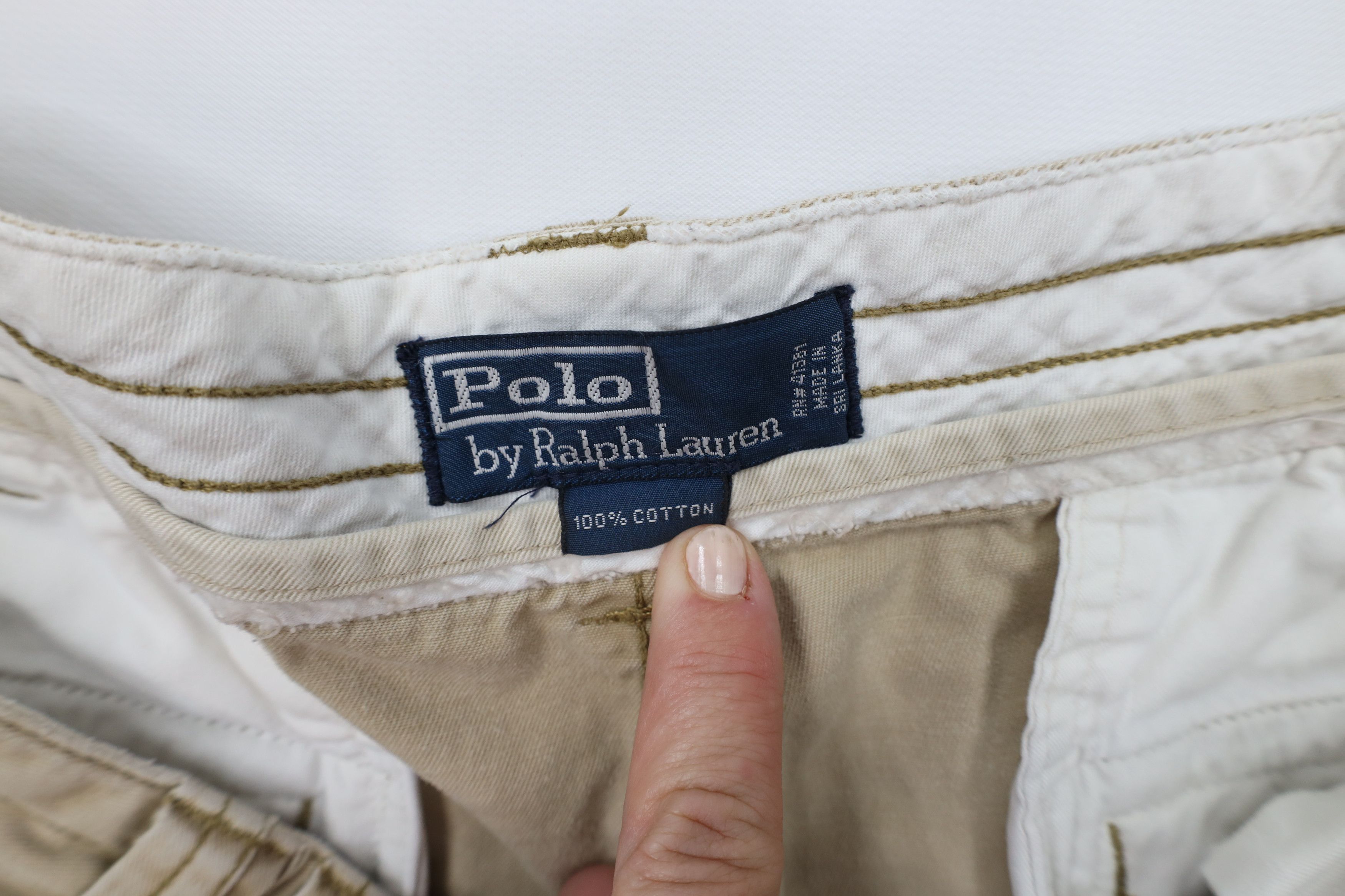 Ralph Lauren Vintage 90s Ralph Lauren Heavyweight Cargo Shorts Cotton Size US 36 / EU 52 - 6 Thumbnail