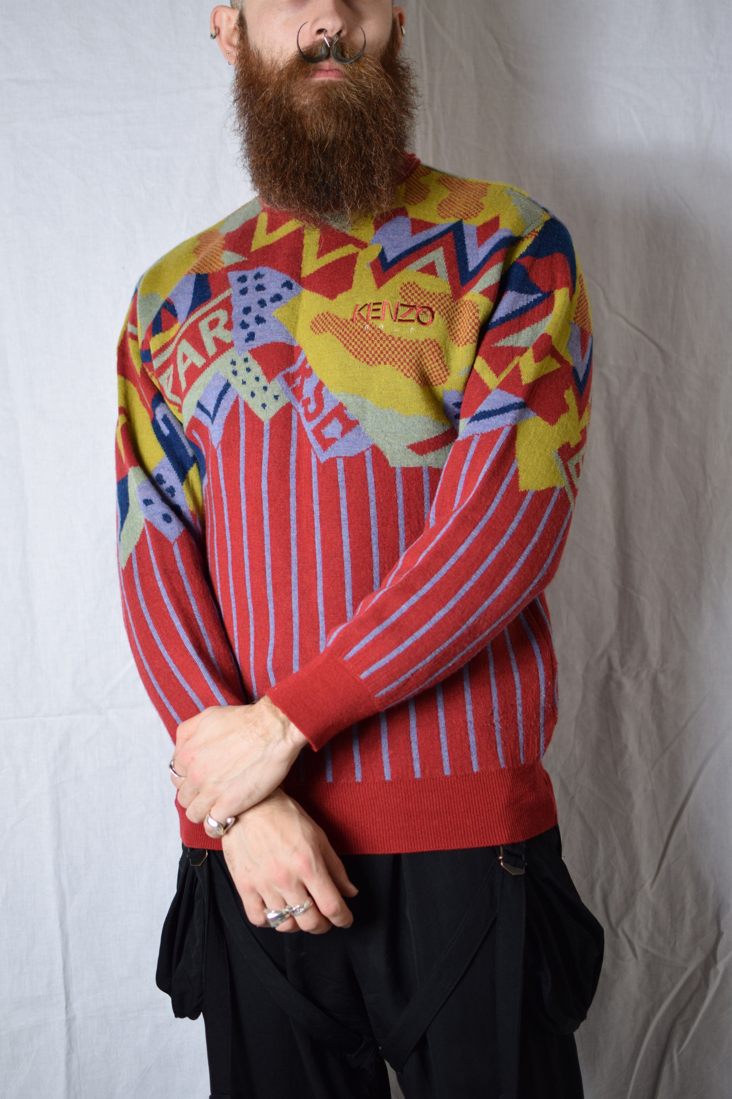 Kenzo Kenzo 90's Knit Size US M / EU 48-50 / 2 - 1 Thumbnail