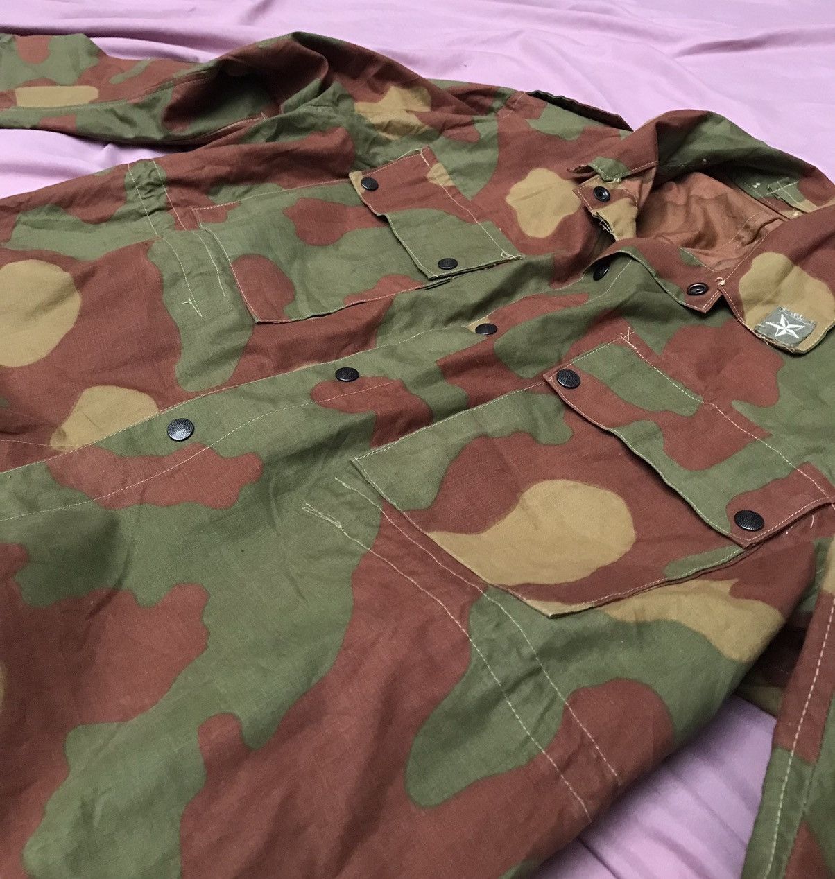 Other 1960 M29 San Marco Telo Mimetico italian army camo jacket Size US M / EU 48-50 / 2 - 4 Thumbnail
