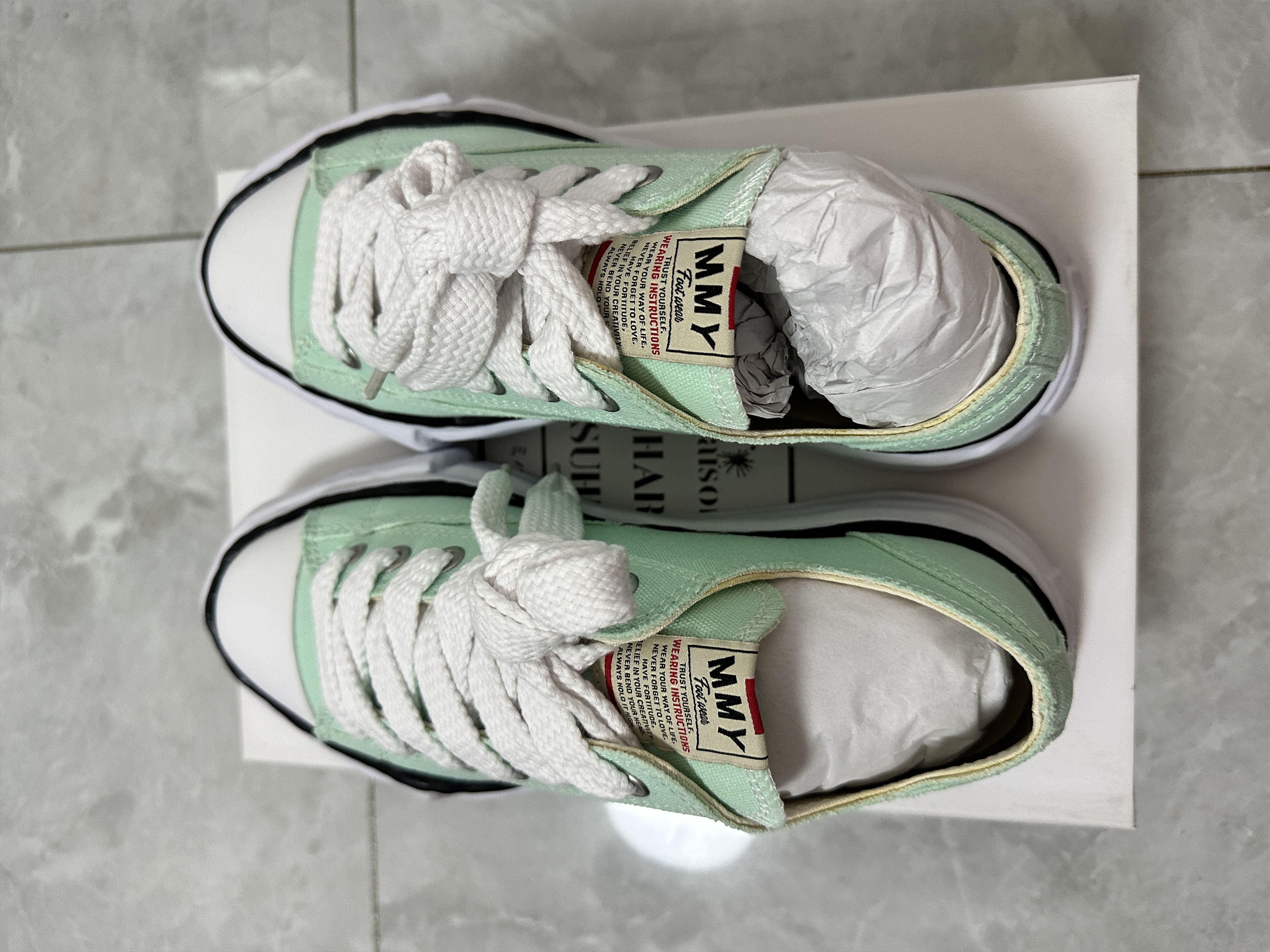 Maison MIHARA YASUHIRO Maison MIHARA YASUHIRO Low-top Sneakers in Light Blue Size US 10 / EU 43 - 1 Thumbnail