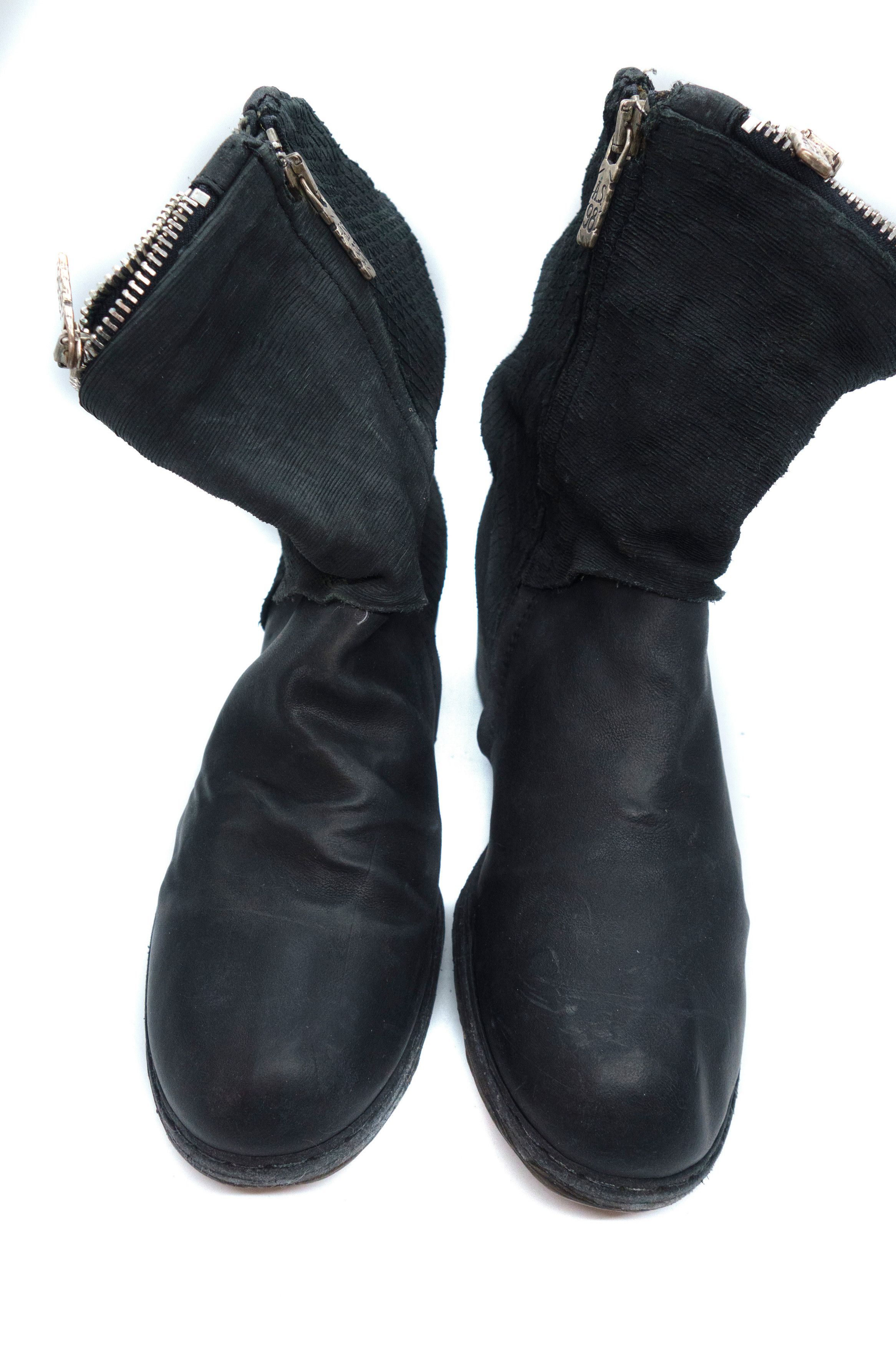 A.S.98 A.S.98 Upper Zippers Leather Boots Size US 8 / IT 38 - 4 Thumbnail