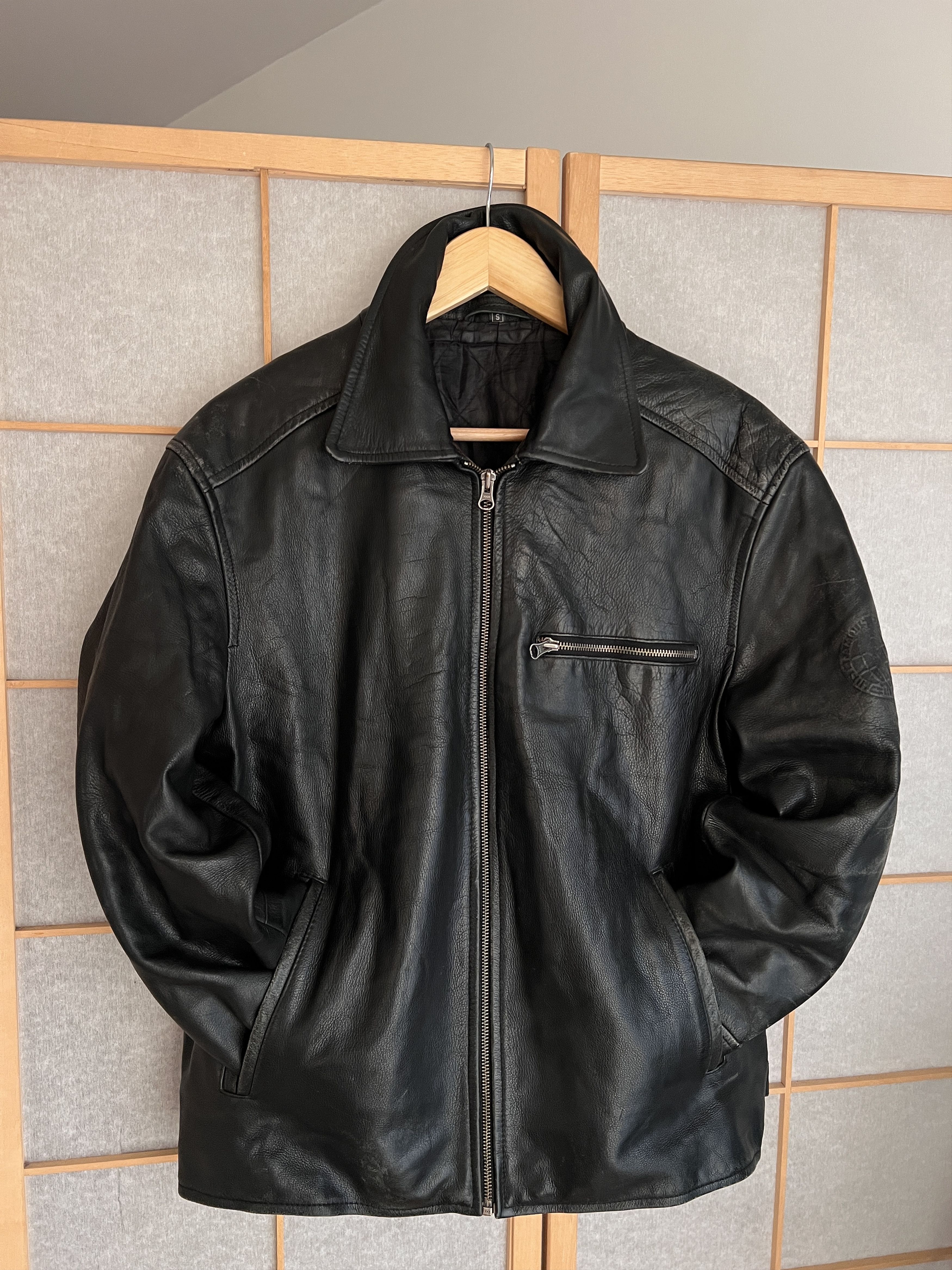 Genuine Leather 14th Addiction Yohji Yamamoto style leather jacket LGB Boxy Size US S / EU 44-46 / 1 - 8 Thumbnail