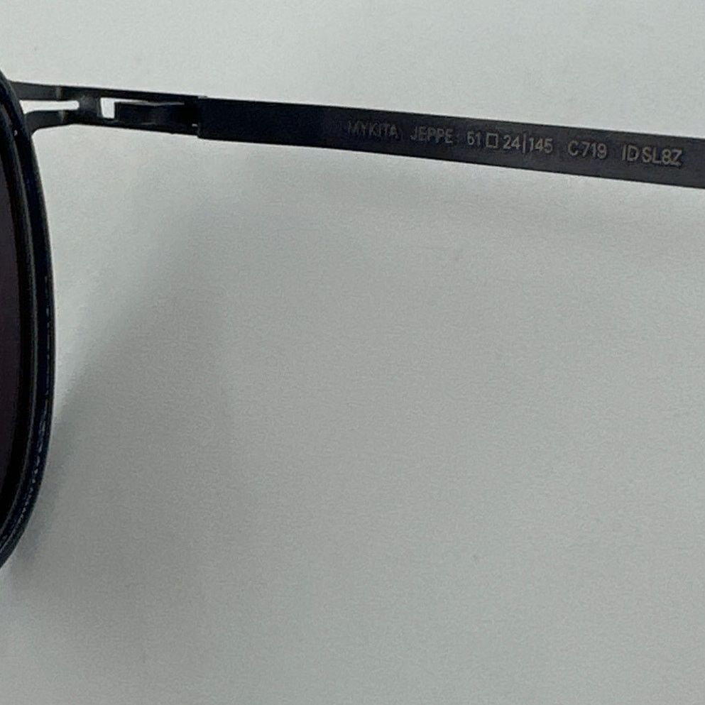 Mykita Mykita Unisex Blackberry/Deep Ocean Jeppe Sunglasses Size ONE SIZE - 4 Thumbnail
