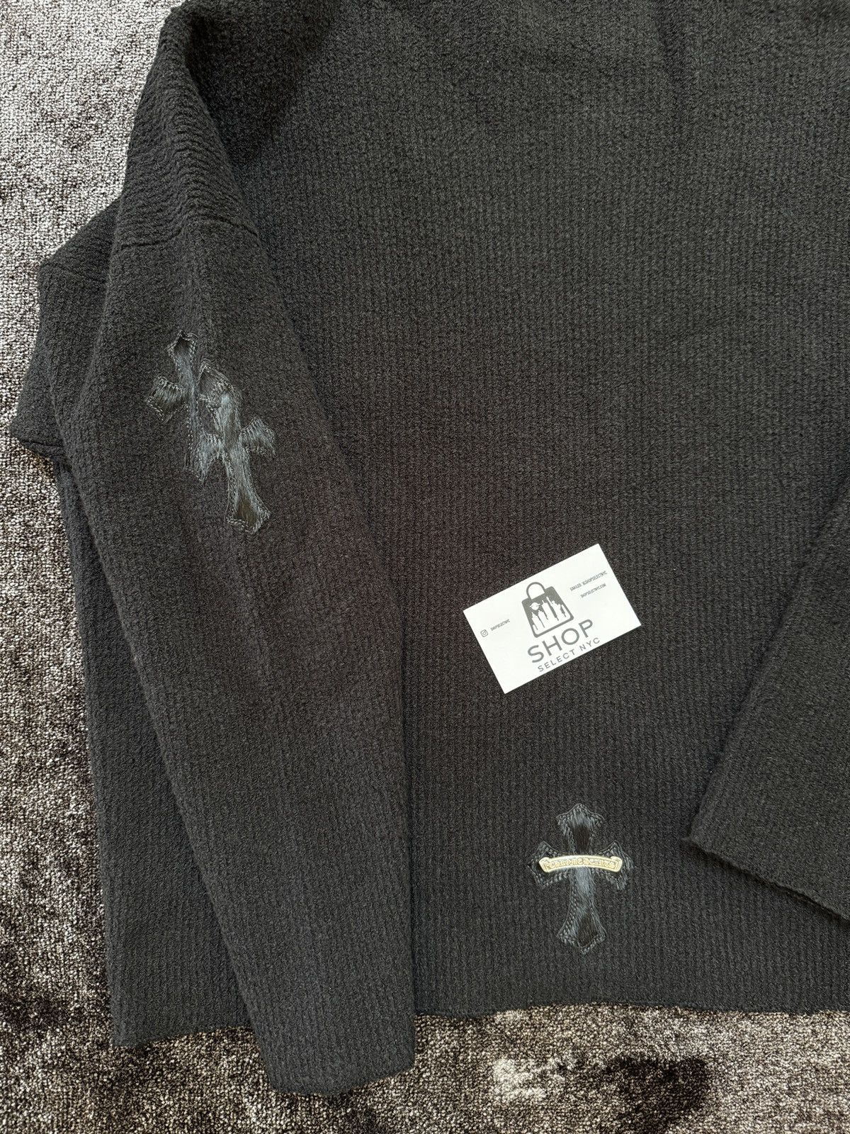 Chrome Hearts BRAND NEW CHROME HEARTS PIMA PONY HAIR CREWNECK Size US S / EU 44-46 / 1 - 2 Thumbnail