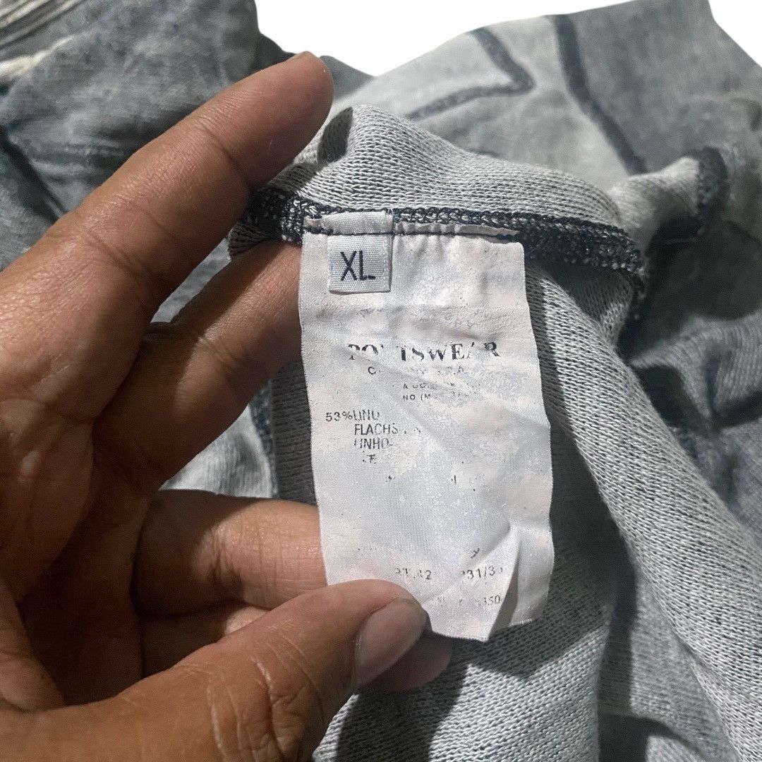 Stone Island Stone island vtg 2005 script logo embroidered grey hoodie Size US XL / EU 56 / 4 - 8 Thumbnail