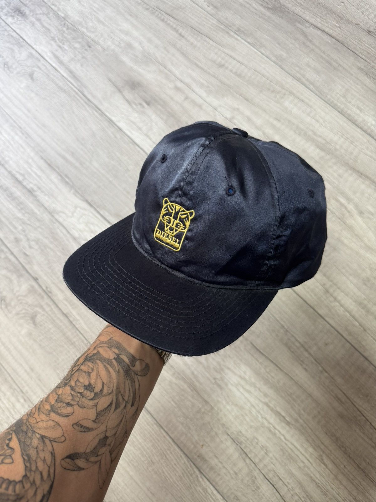 Diesel Vintage DIESEL Nylon Italy Hat Cap Rare Embroidered Logo Size ONE SIZE - 1 Thumbnail