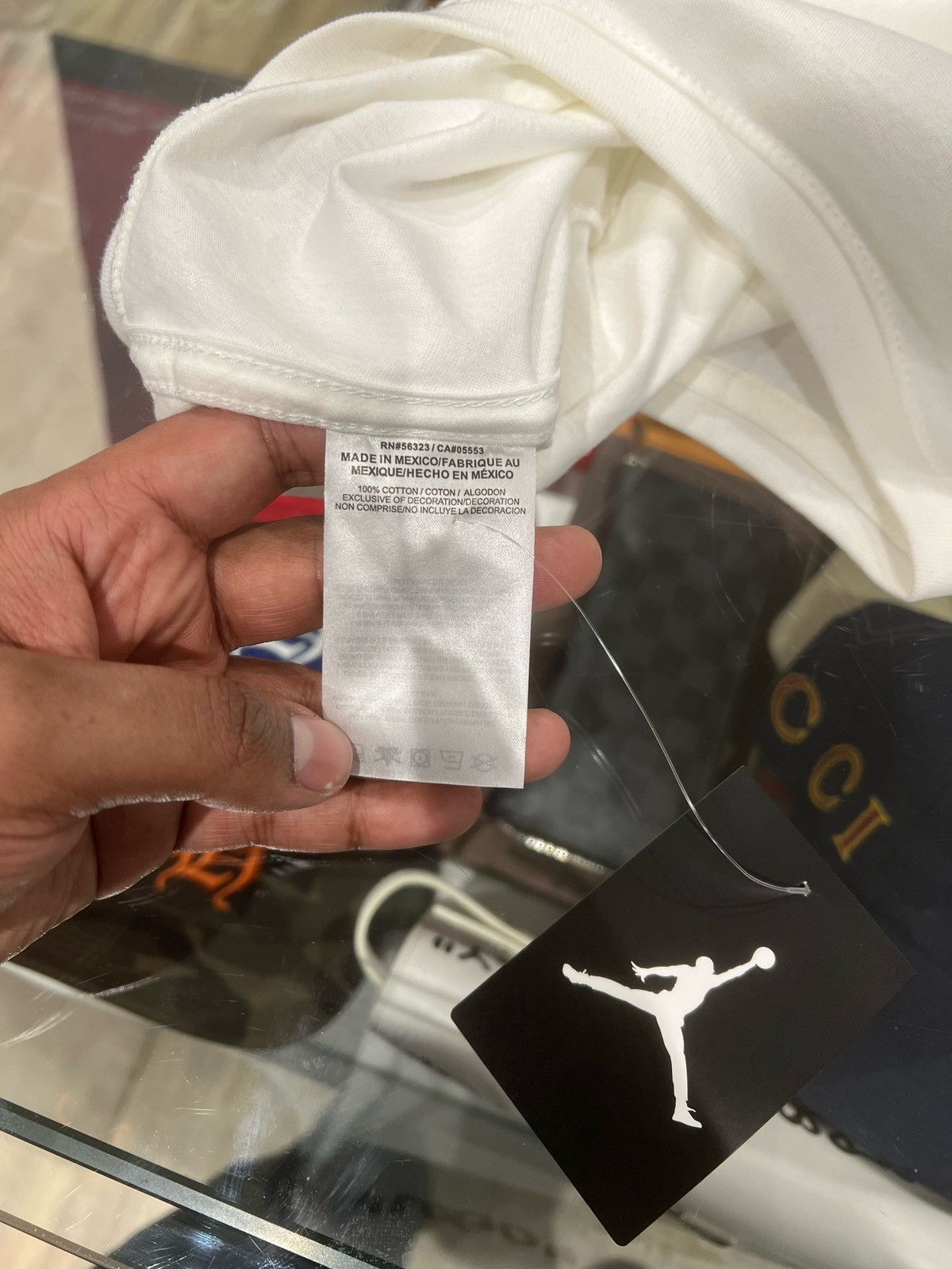 Jordan Brand × October's Very Own Nike Air Jordan X 10 Retro OVO Tee White Gold Grey Size US XL / EU 56 / 4 - 5 Thumbnail