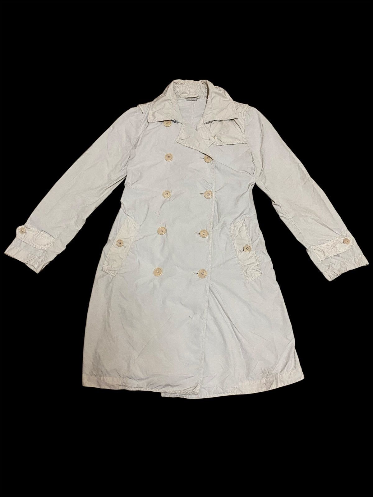 Aspesi Aspesi Double Breasted Belted Trench Coat Size S / US 4 / IT 40 - 1 Thumbnail