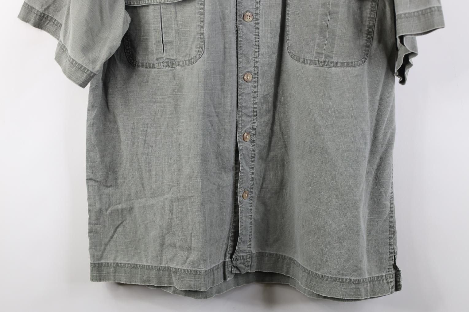 Vintage Vintage 90s Streetwear Stonewash Short Sleeve Collared Shirt Size US L / EU 52-54 / 3 - 3 Thumbnail