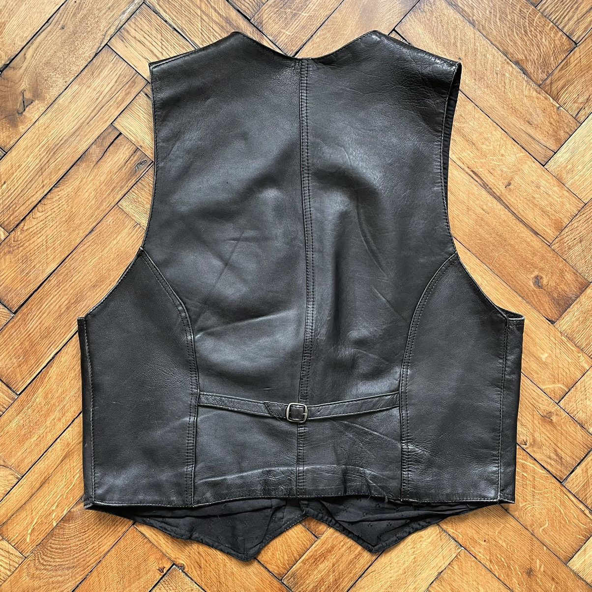 Vintage Vintage Leather Vest Black Size L Size US L / EU 52-54 / 3 - 4 Thumbnail