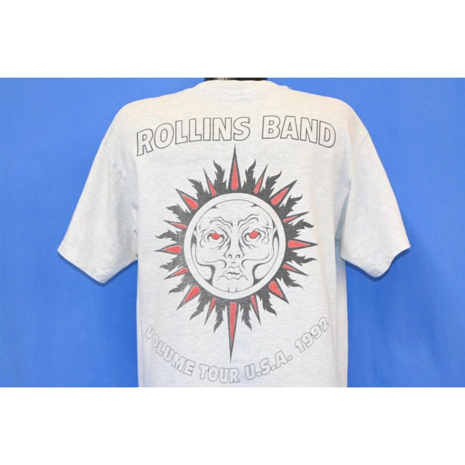 Image of Vintage VTG 90's Henry Rollins Band Silence Sucks Volume Usa Tour 1992 Concert T-Shirt XL in White