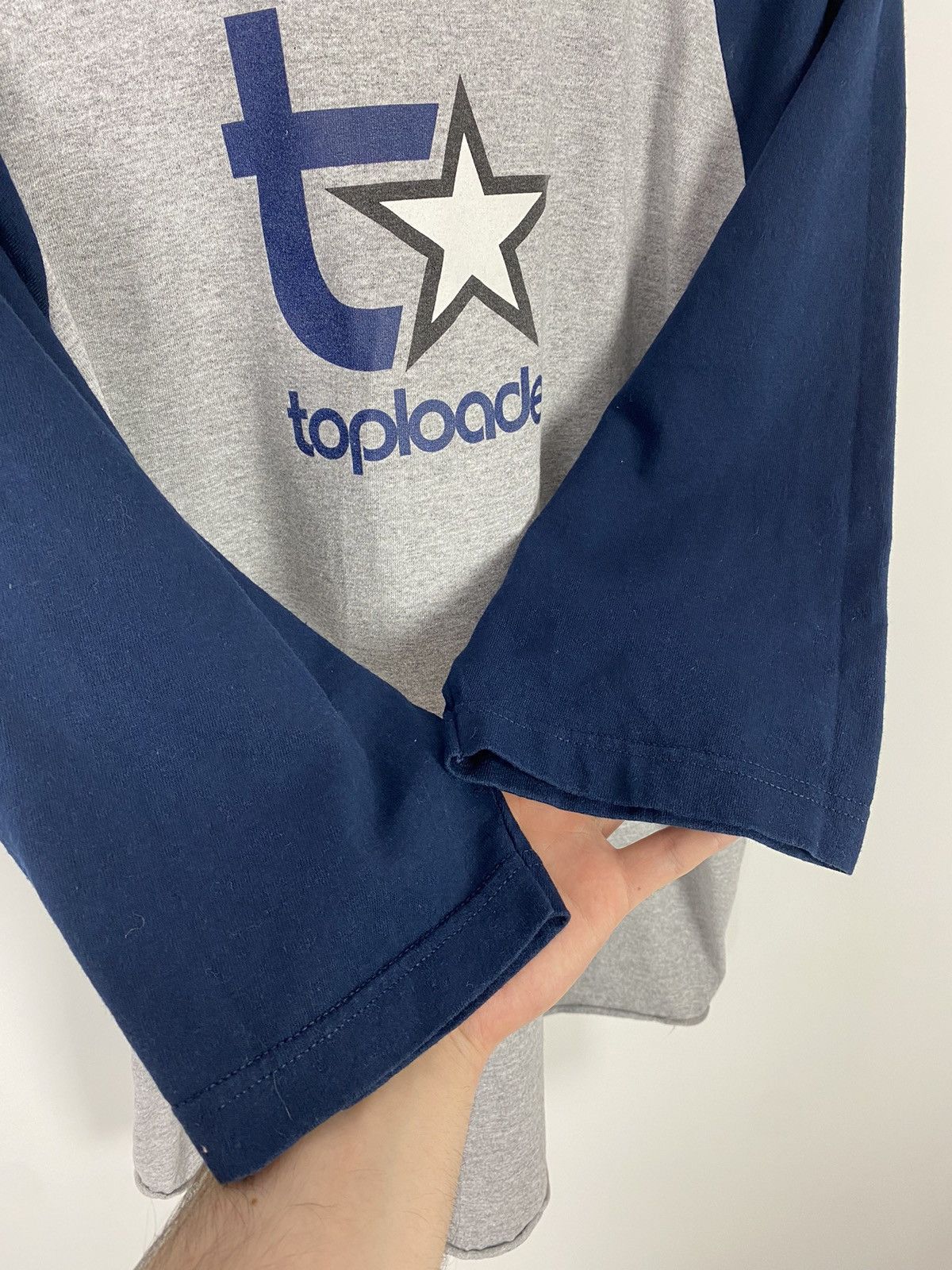 Band Tees 2000’s Vintage Toploader Star Graphic Raglan 3/4 Long Sleeve Size US XL / EU 56 / 4 - 4 Thumbnail