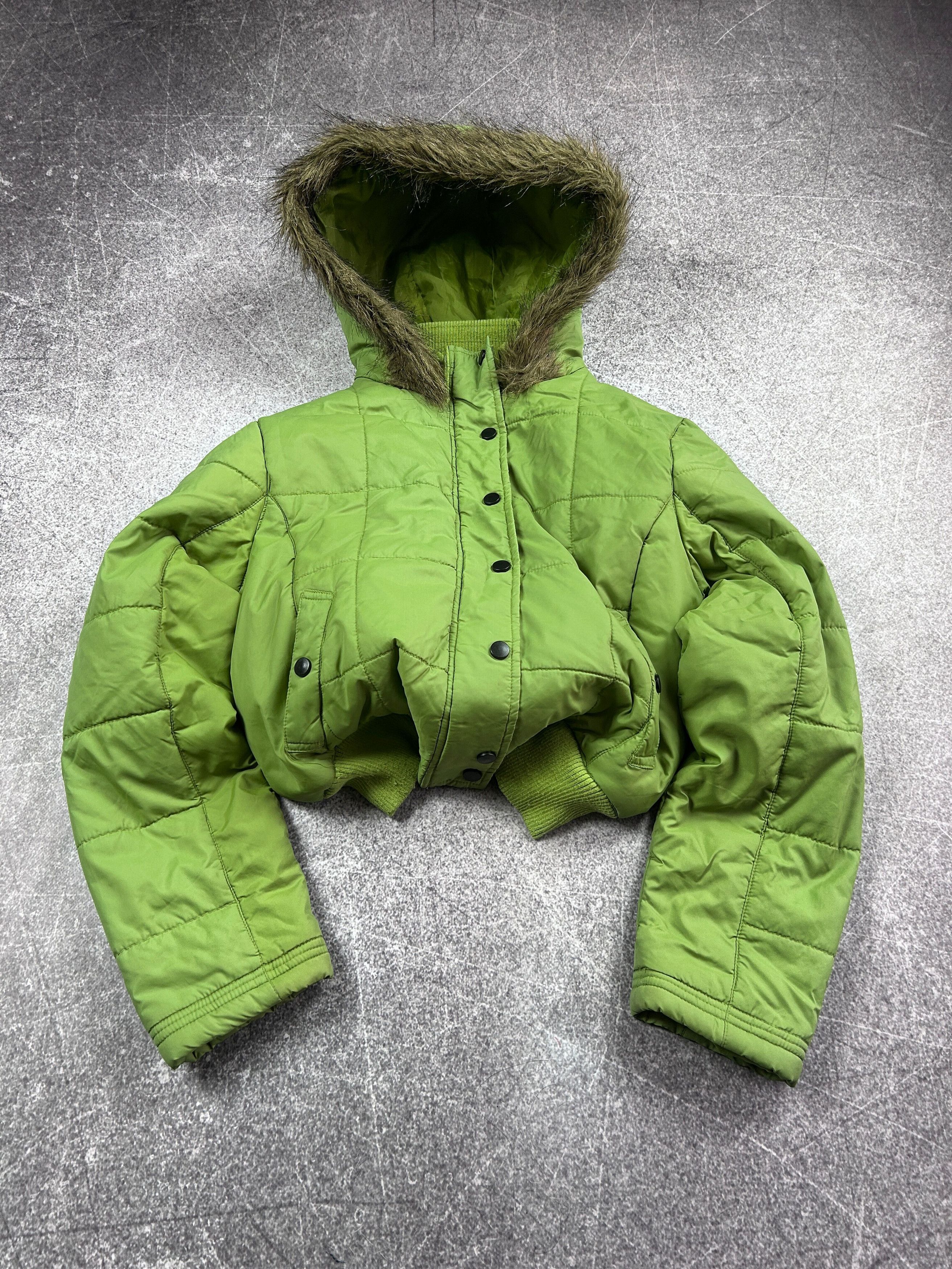 Vintage VTG If Six Was Nine Style Puffer Bomber Jacket Fur Hood Size US M / EU 48-50 / 2 - 1 Thumbnail