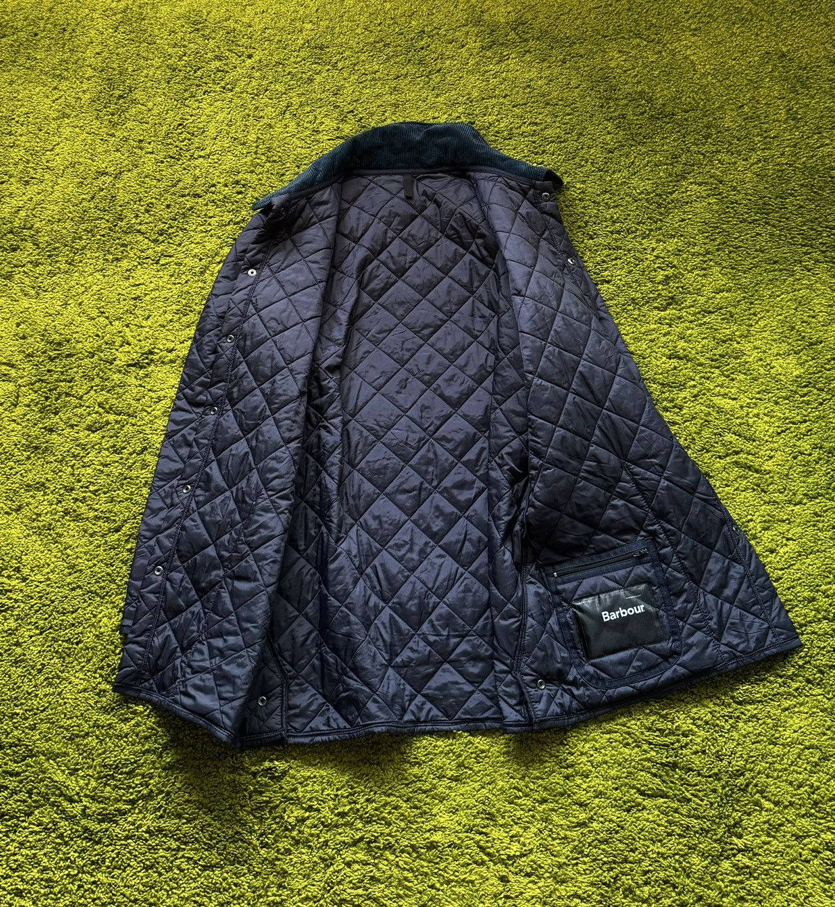 Barbour × Designer Barbour navy quilted jacket Size US M / EU 48-50 / 2 - 2 Thumbnail
