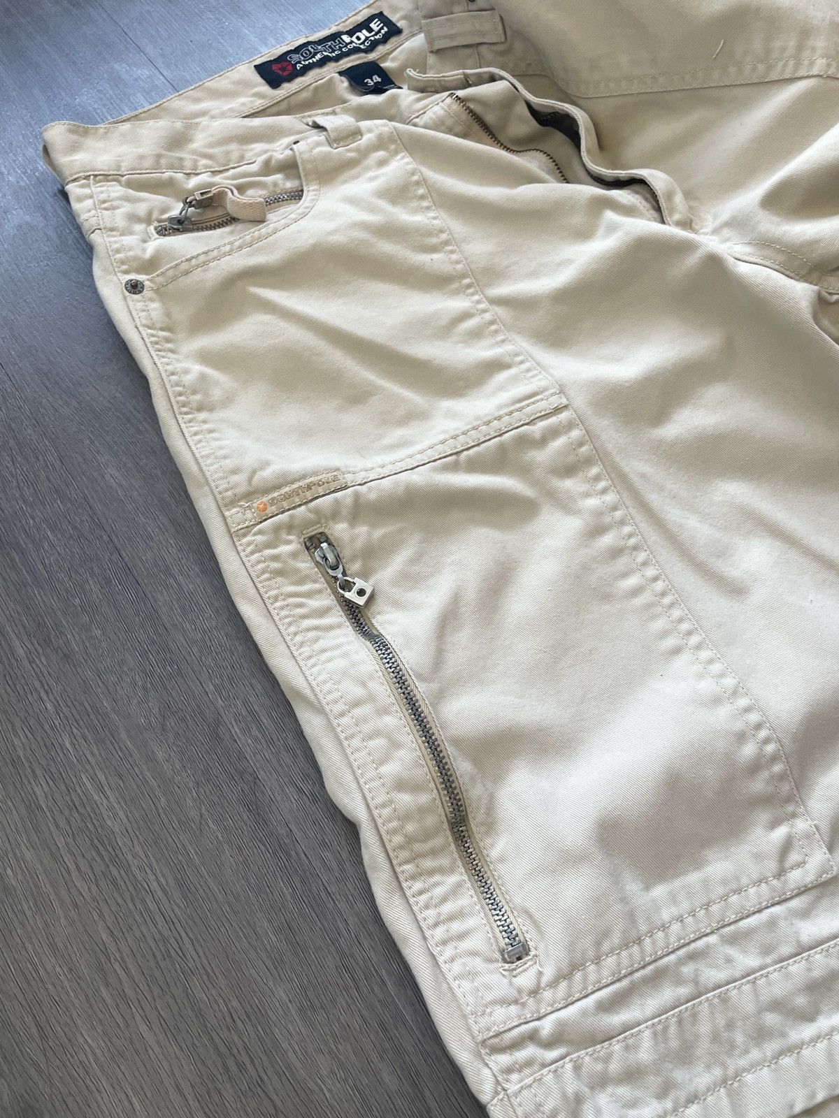Southpole × Vintage Southpole Y2K “Cargo Chino” Shorts (Sz. 34) Size US 34 / EU 50 - 4 Thumbnail