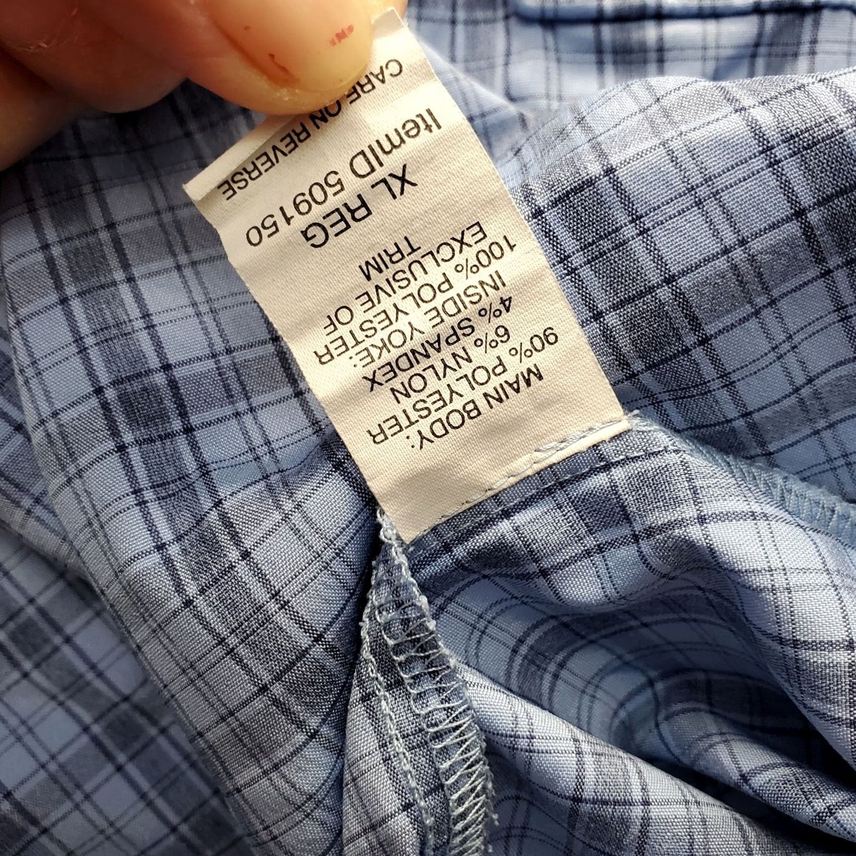 Vintage L.L. Bean Mens XL Vented Fishing Shirt Plaid Lined Regular Button-Up Folded Breathable Pockets Stretch Shirt Size US XL / EU 56 / 4 - 7 Thumbnail