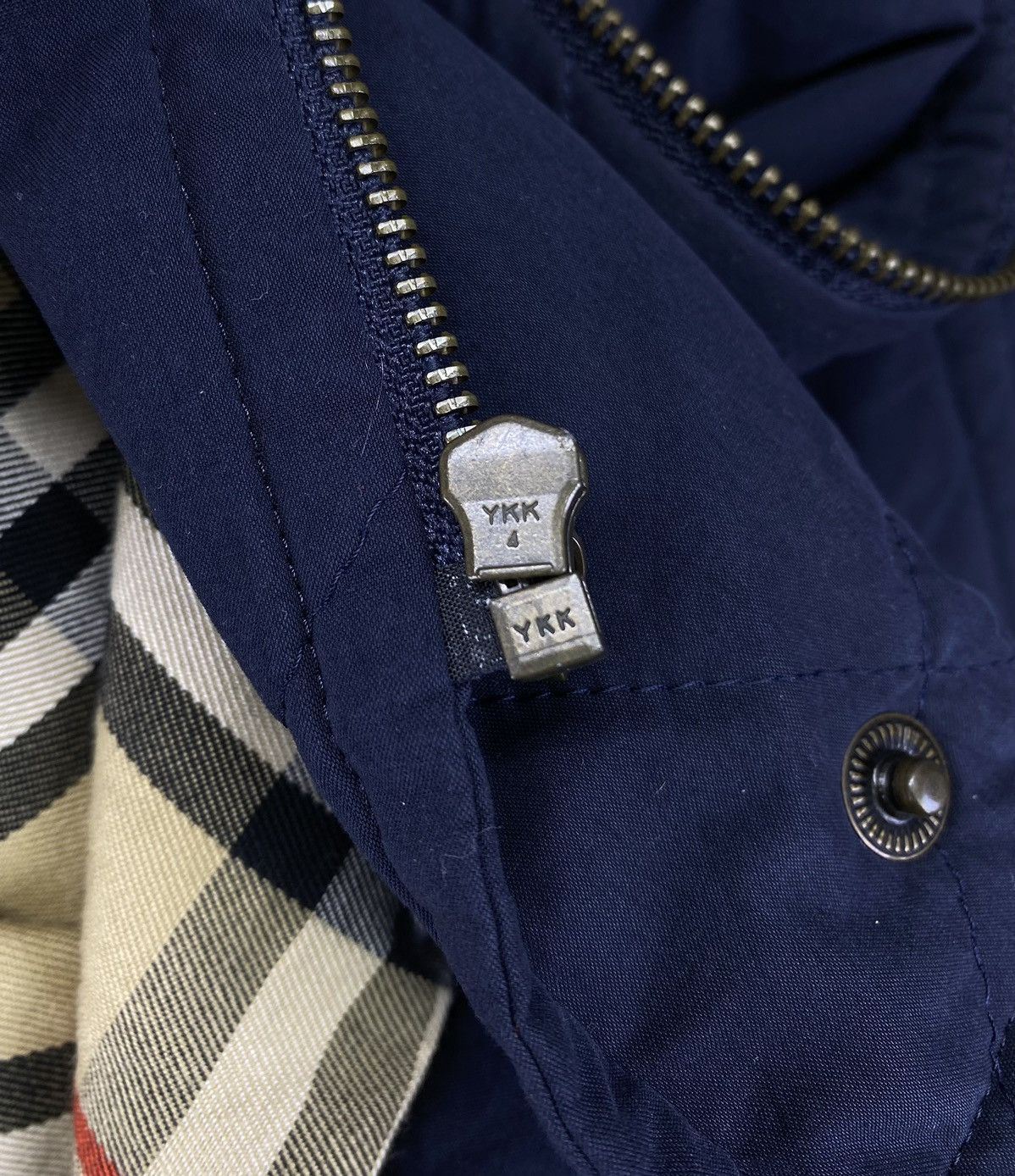 Burberry Vintage Burberry Nova Check Punk Style Quilted Jacket Size US M / EU 48-50 / 2 - 12 Thumbnail