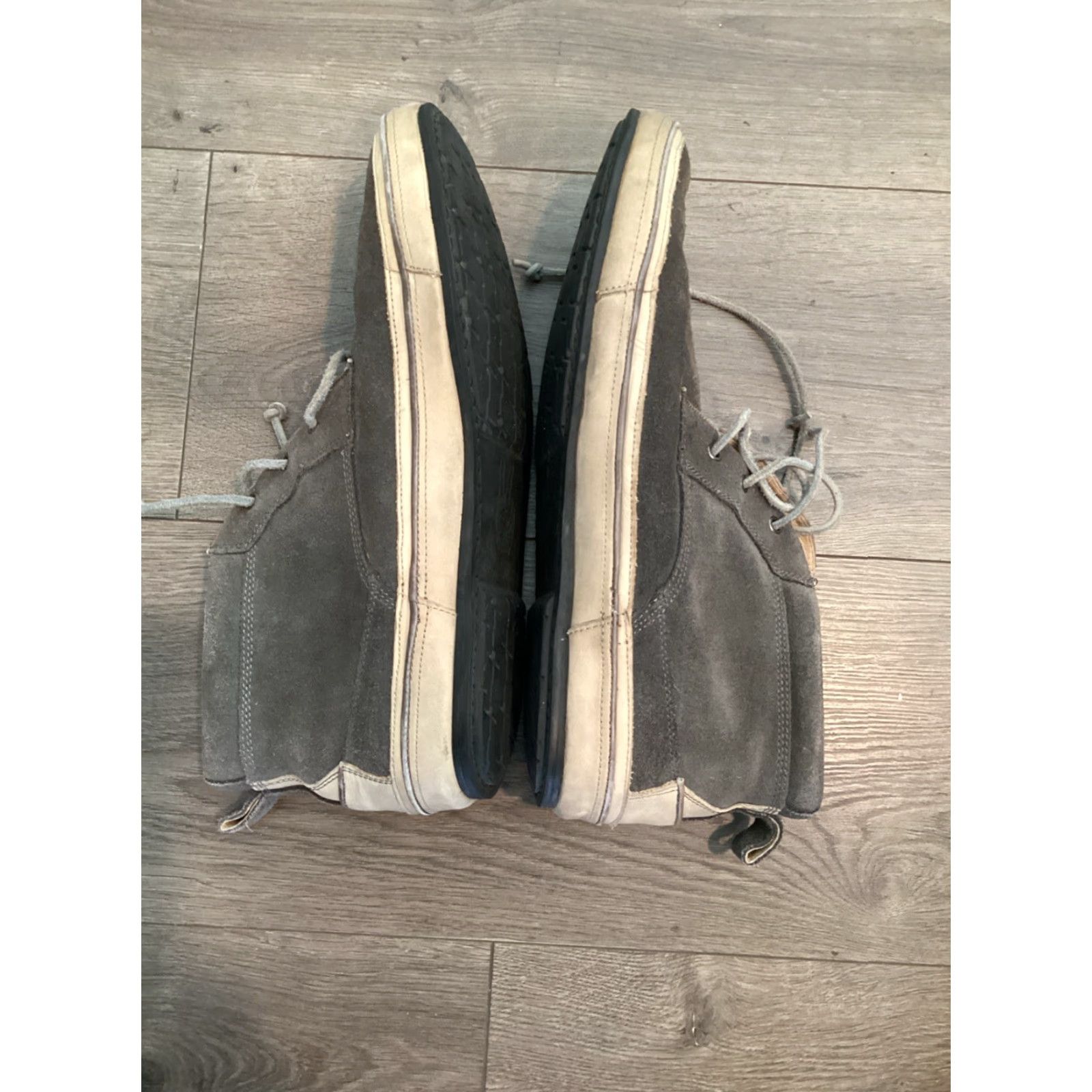 John Varvatos John Varvatos Star USA Mens Boots Suede Lace Up Ankle Gray Size 12 Size US 12 / EU 45 - 7 Thumbnail