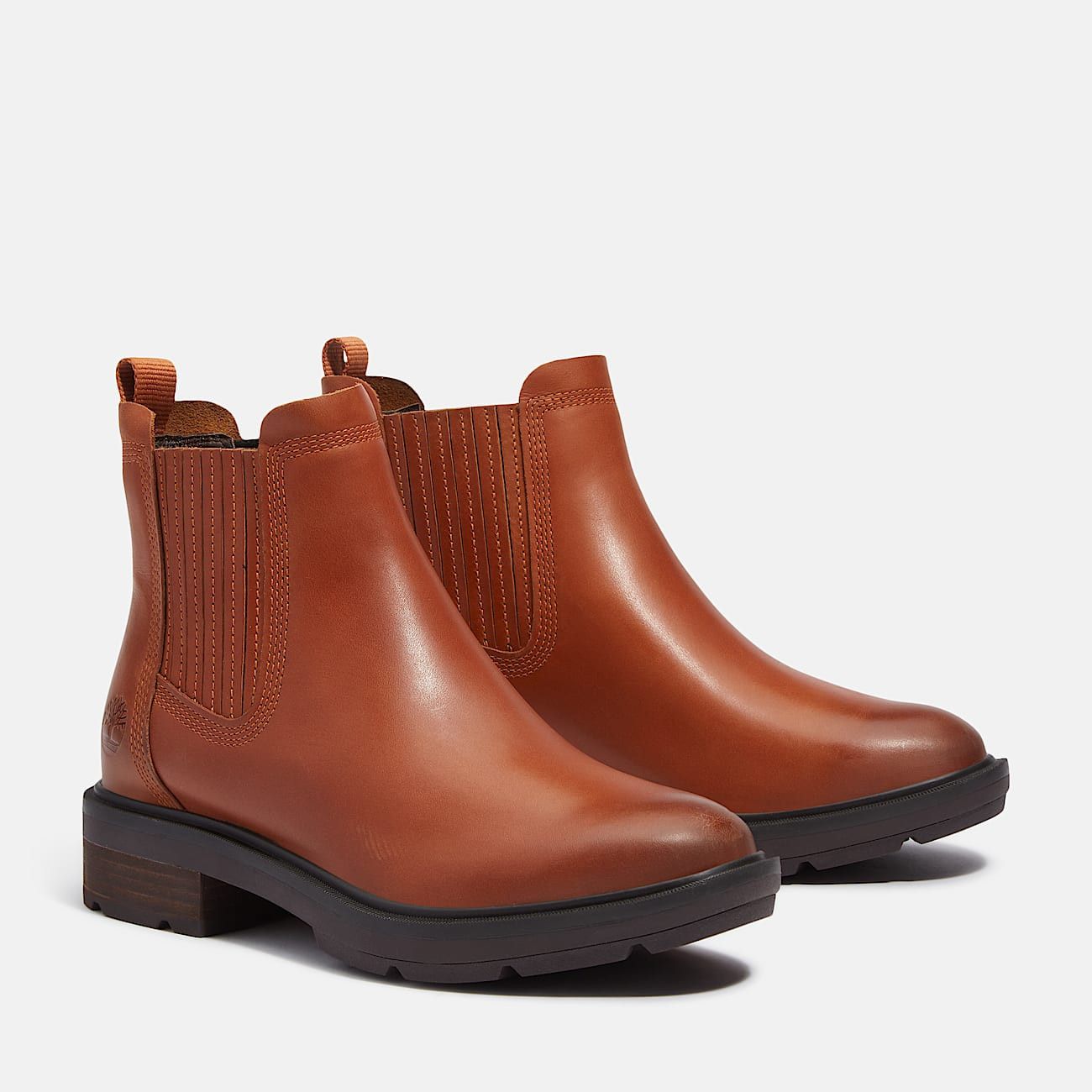 Timberland TIMBERLAND WOMEN'S 5.5 BRIMFIELD MID CHELSEA BOOT BROWN LTR Size US 5.5 / IT 35.5 - 4 Thumbnail