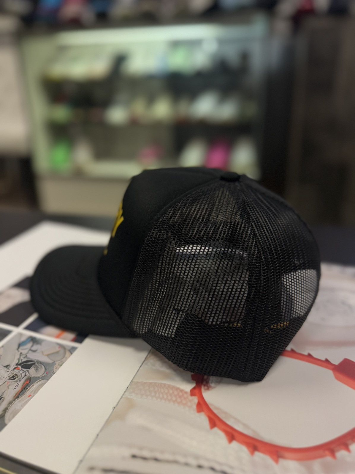 Gallery Dept. Gallery DEPT SnapBack Adjustable Hat Black Yellow (NEW) Size ONE SIZE - 6 Thumbnail