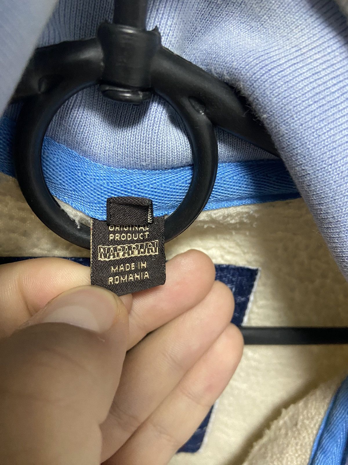 Napapijri × Vintage Napapijri vintage zip Big Logo jacket casuals fleece Size US XL / EU 56 / 4 - 6 Thumbnail