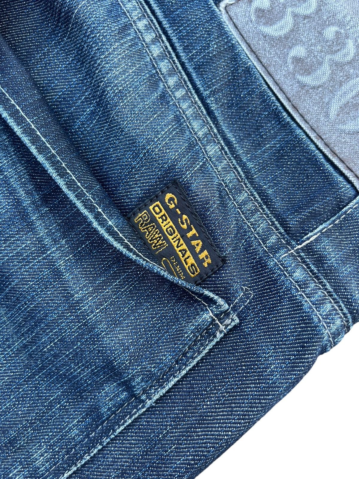 G-Star × Hypebeast Vintage G Star Raw 3301 Blade Navy Washed Buttonfly Jeans Size US 32 / EU 48 - 12 Thumbnail