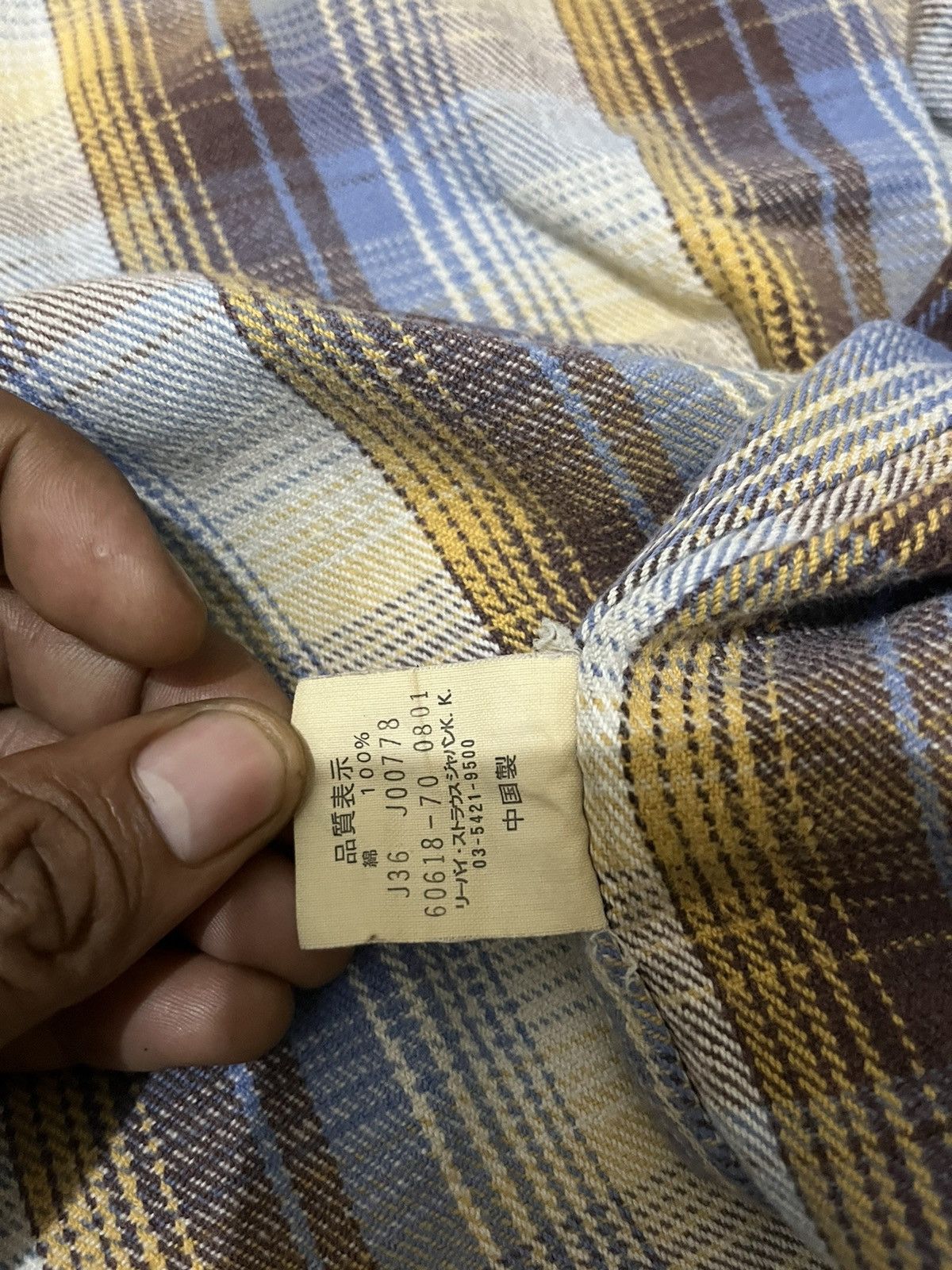 Levi's Vintage Clothing Levi’s flannel orange tab medium Y2K Style vintage Size US M / EU 48-50 / 2 - 4 Thumbnail