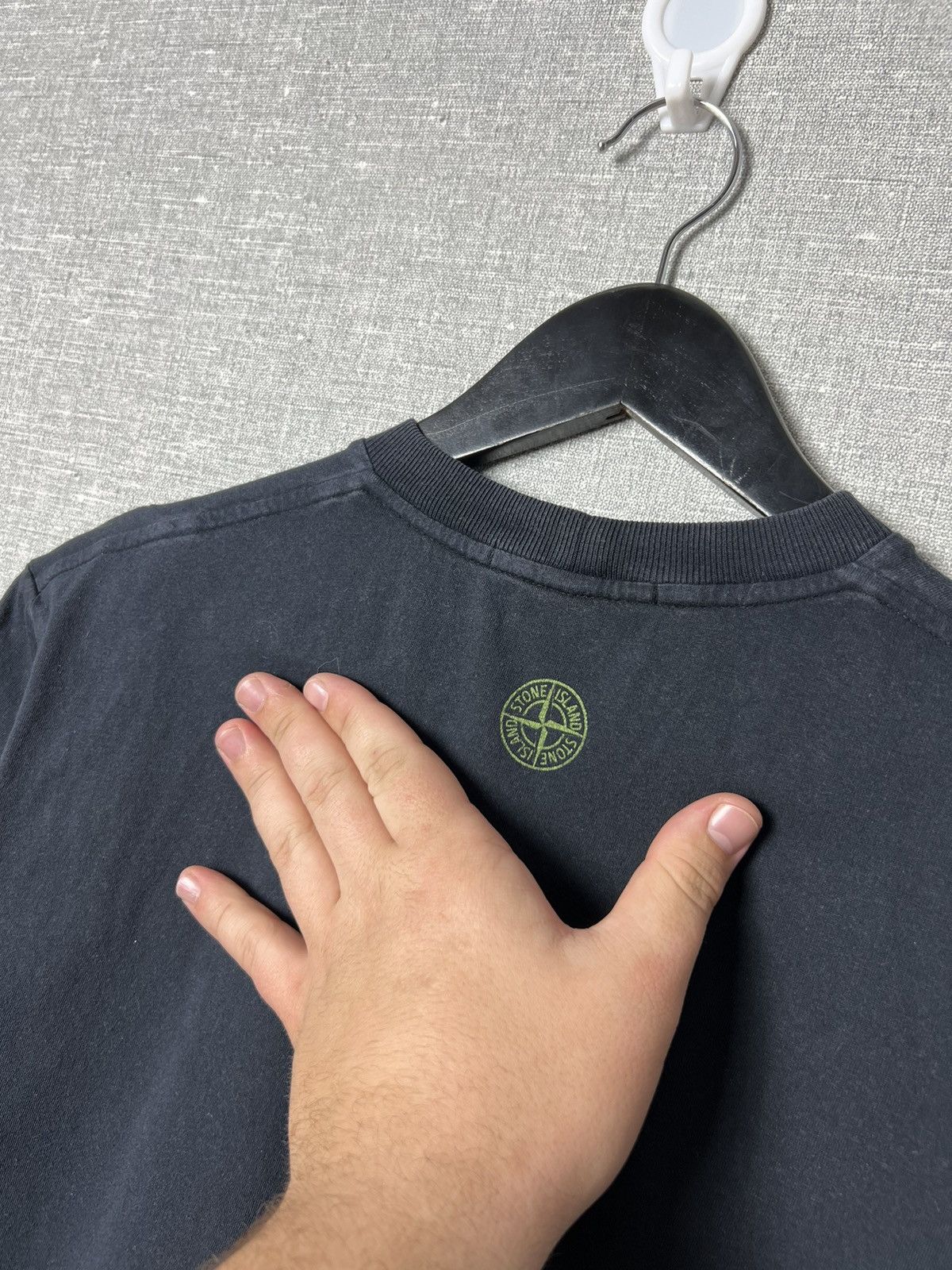Stone Island Rare Stone Island Back Big Logo T-Shirt SI Men’s Tee Size M Size US M / EU 48-50 / 2 - 8 Thumbnail